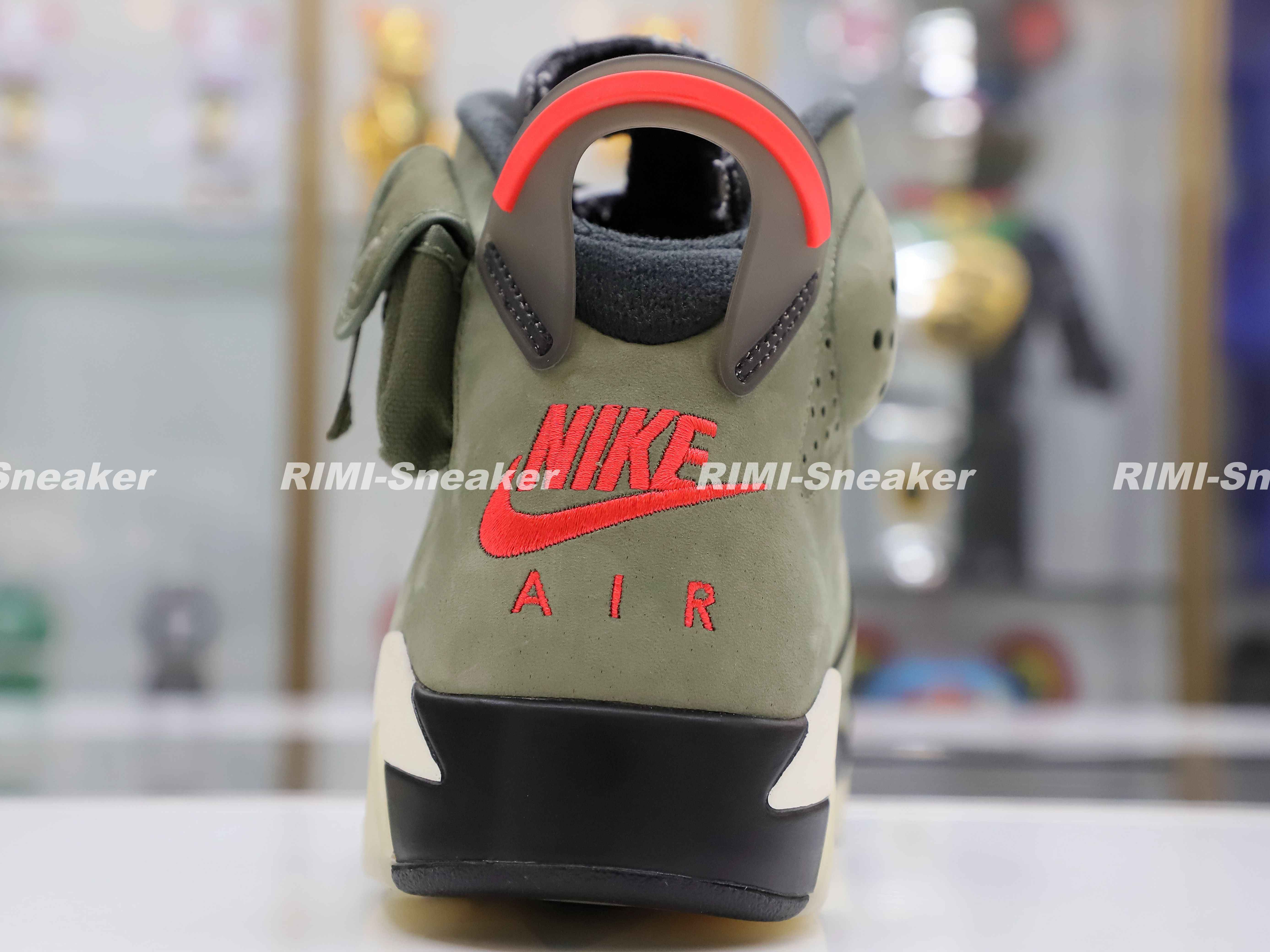 TRAVIS SCOTT X AIR JORDAN 6 RETRO 'OLIVE'