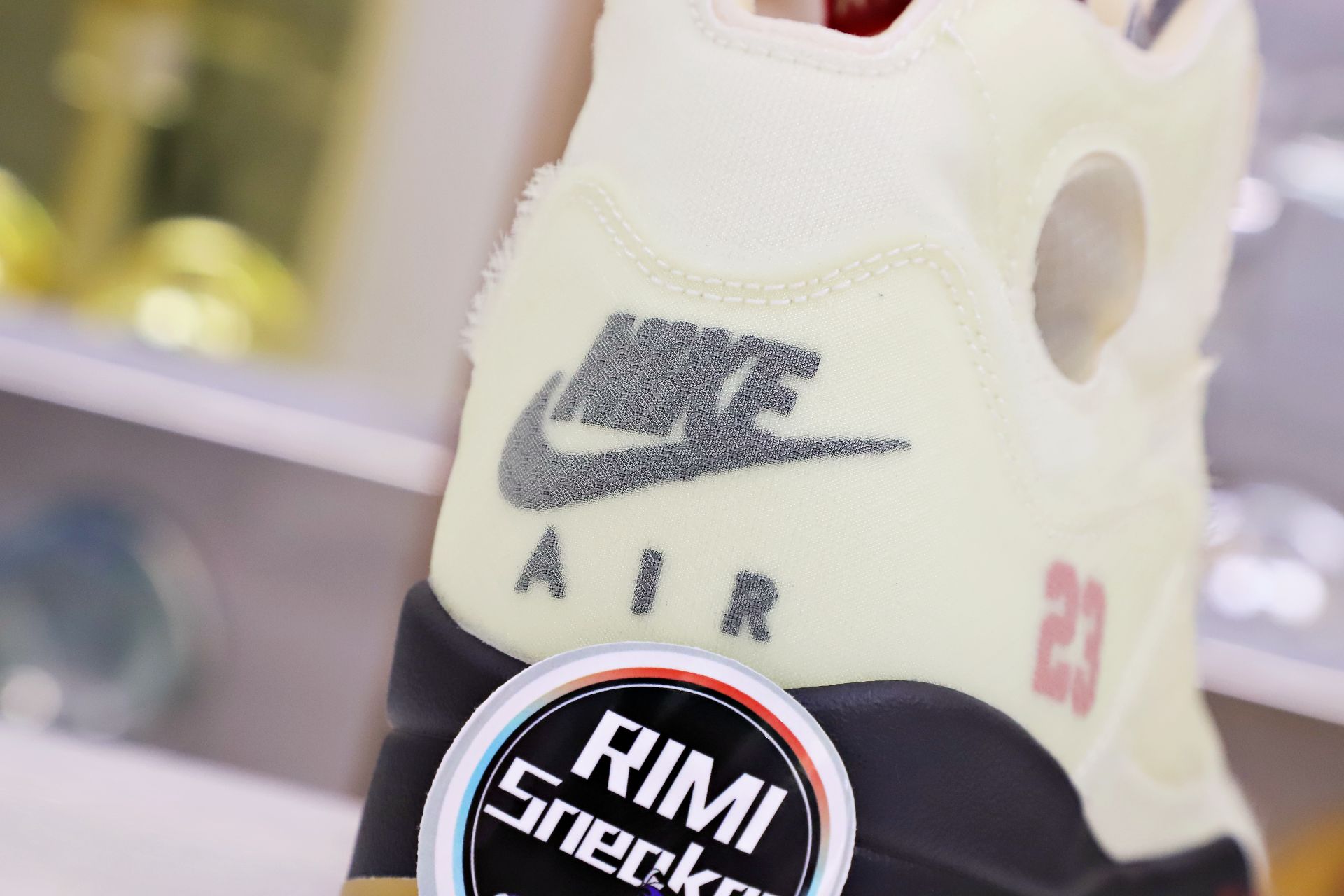 AIR JORDAN OFF-WHITE X AIR JORDAN 5 RETRO SP PS 'SAIL'