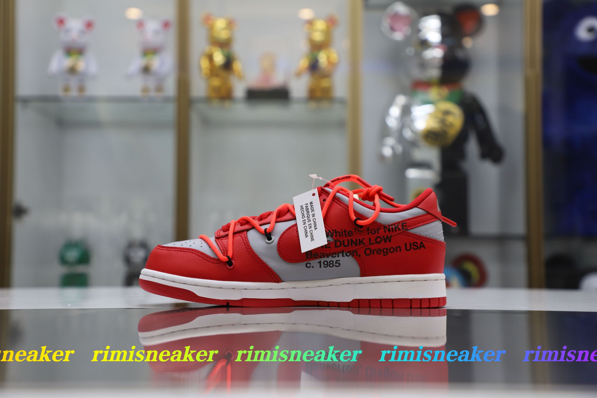 OFF-WHITE X DUNK LOW 'UNIVERSITY RED'
