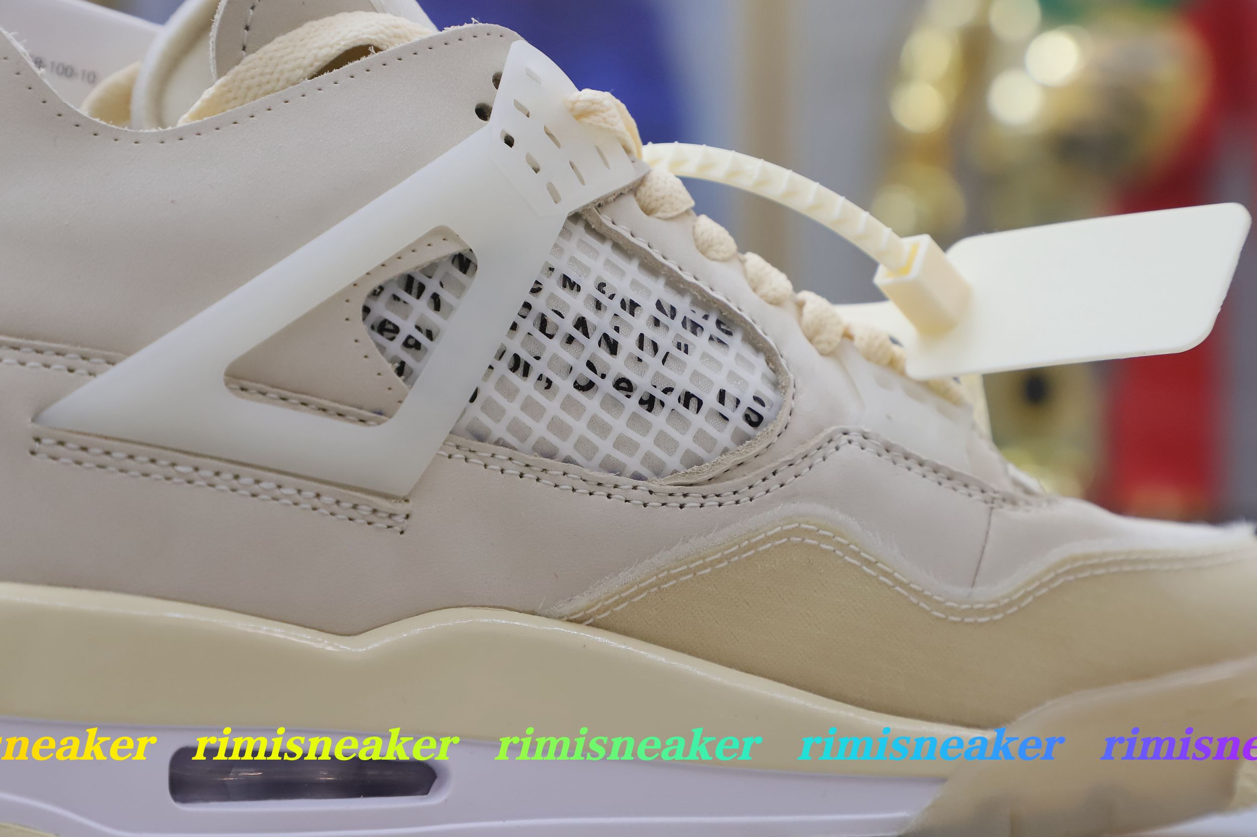 AIR JORDAN OFF-WHITE X WMNS AIR JORDAN 4 SP 'SAIL'