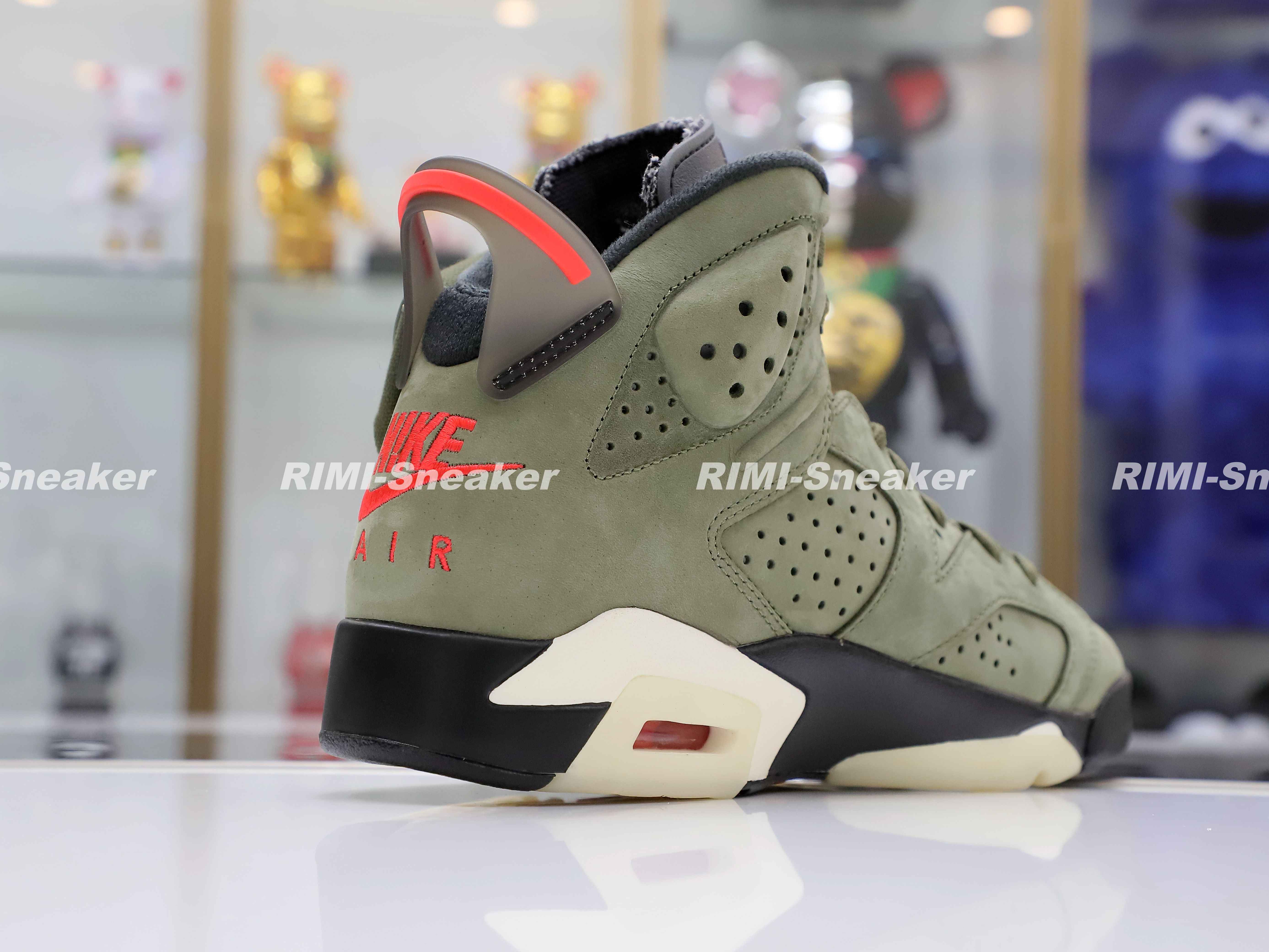 TRAVIS SCOTT X AIR JORDAN 6 RETRO 'OLIVE'