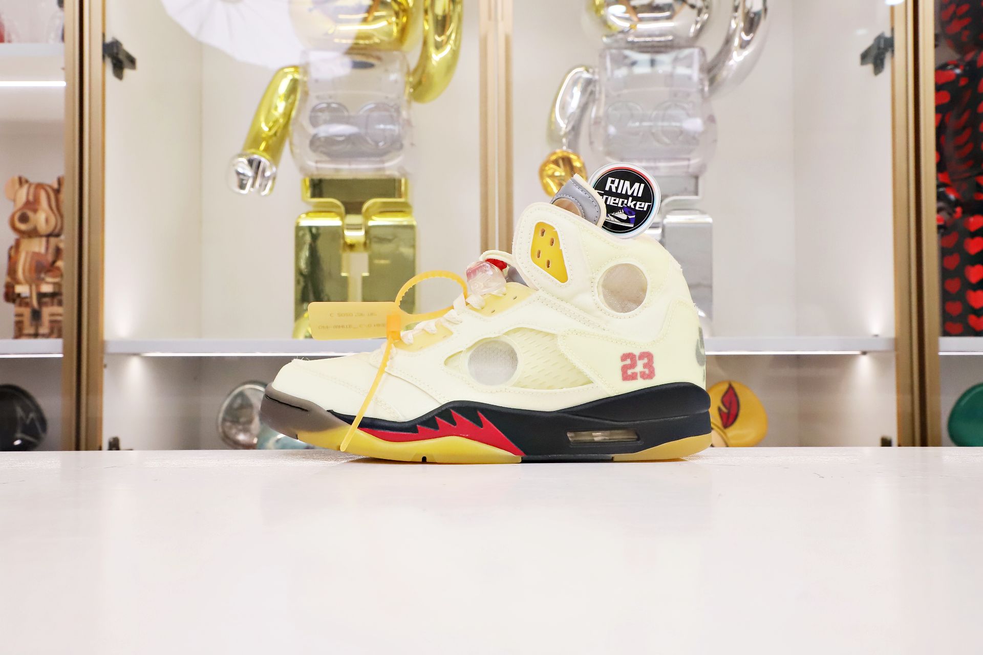 AIR JORDAN OFF-WHITE X AIR JORDAN 5 RETRO SP PS 'SAIL'