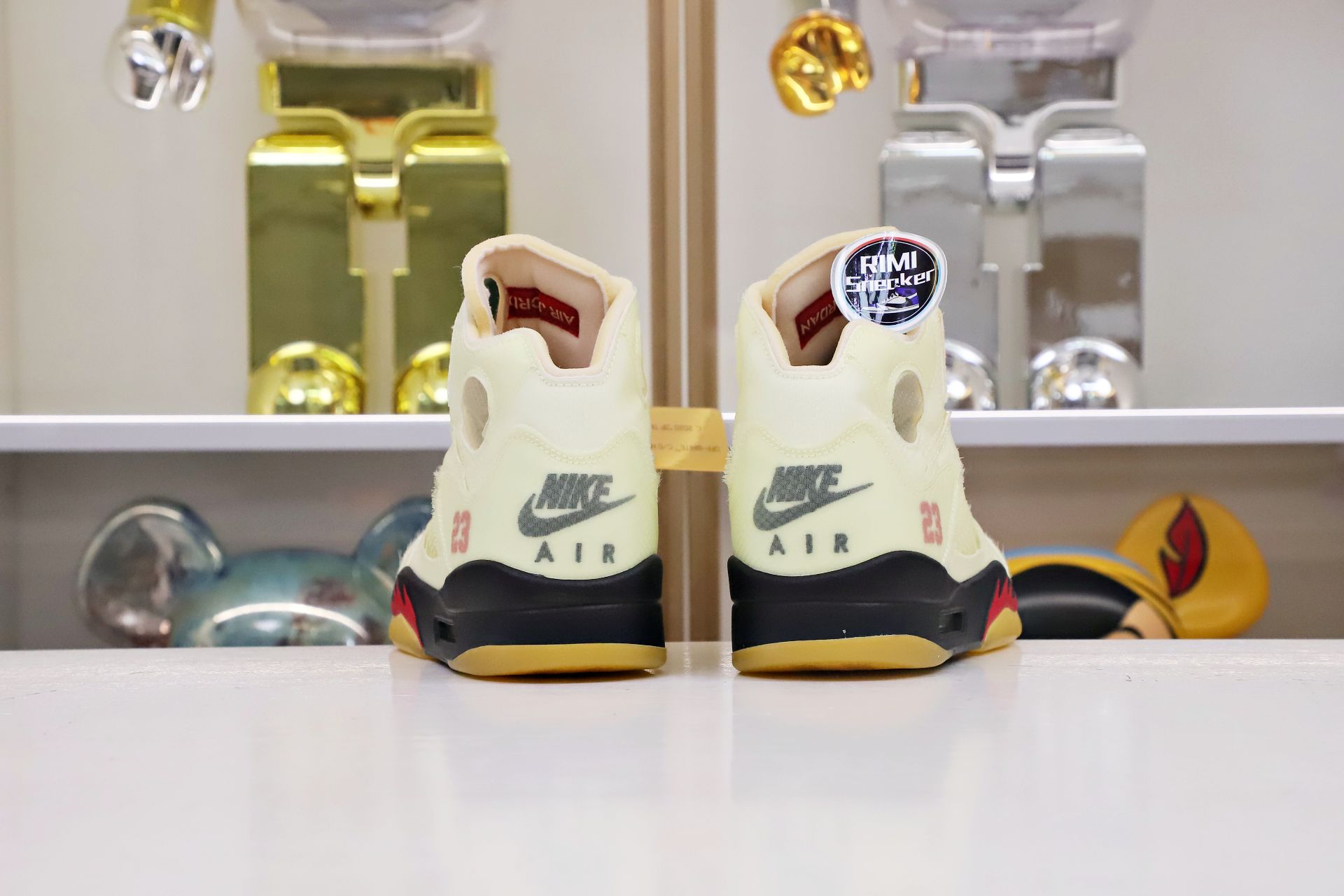 AIR JORDAN OFF-WHITE X AIR JORDAN 5 RETRO SP PS 'SAIL'