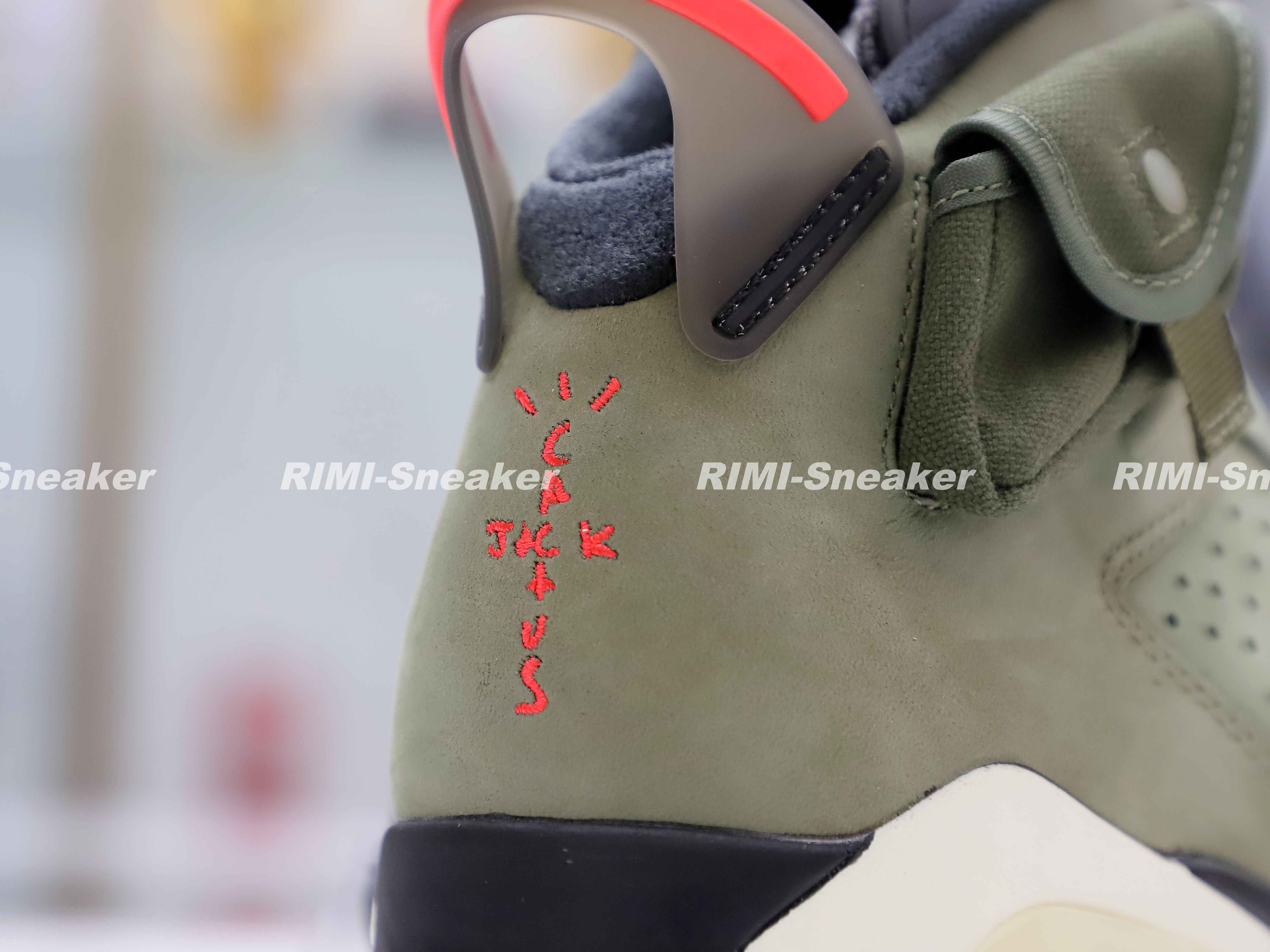 TRAVIS SCOTT X AIR JORDAN 6 RETRO 'OLIVE'