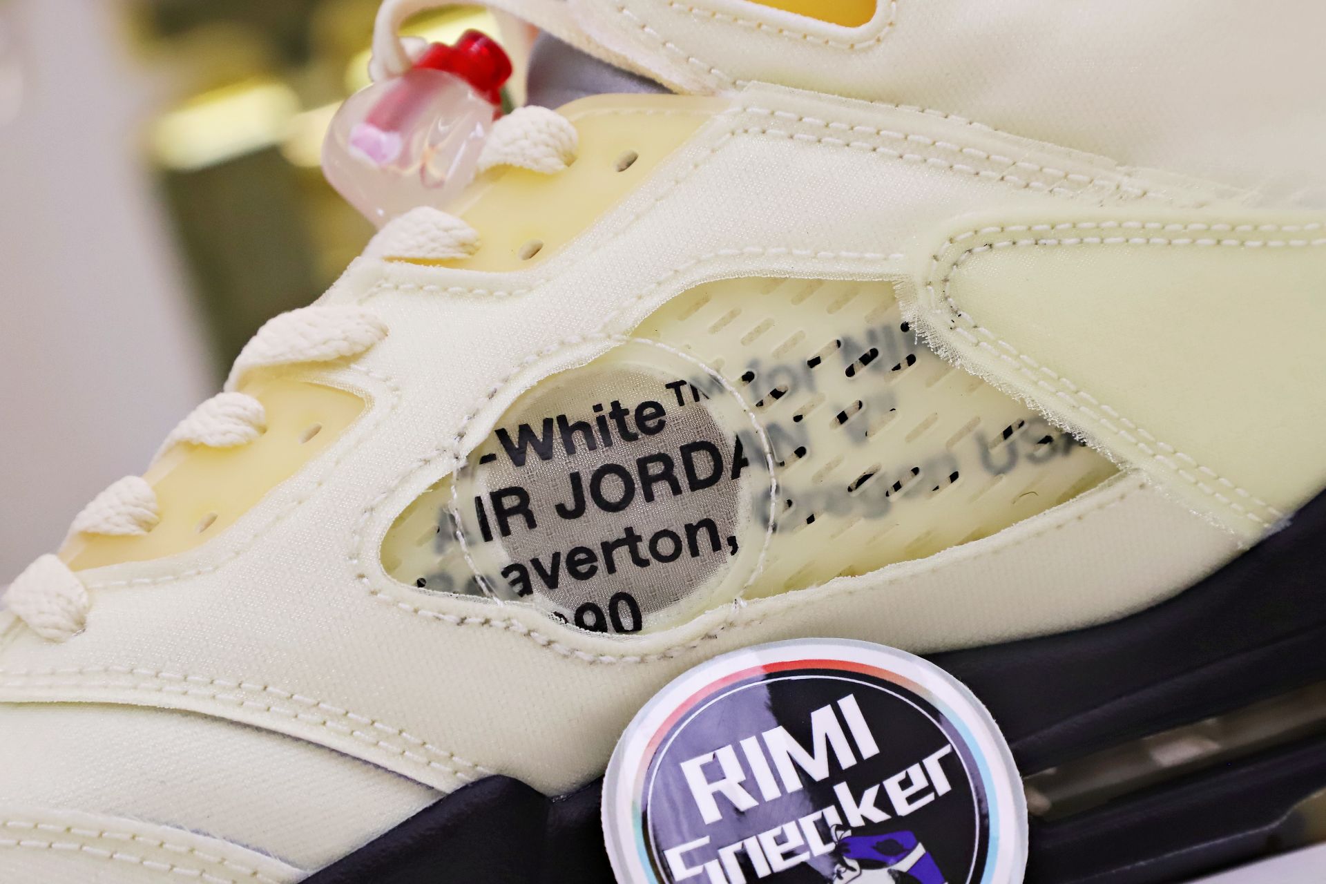 AIR JORDAN OFF-WHITE X AIR JORDAN 5 RETRO SP PS 'SAIL'