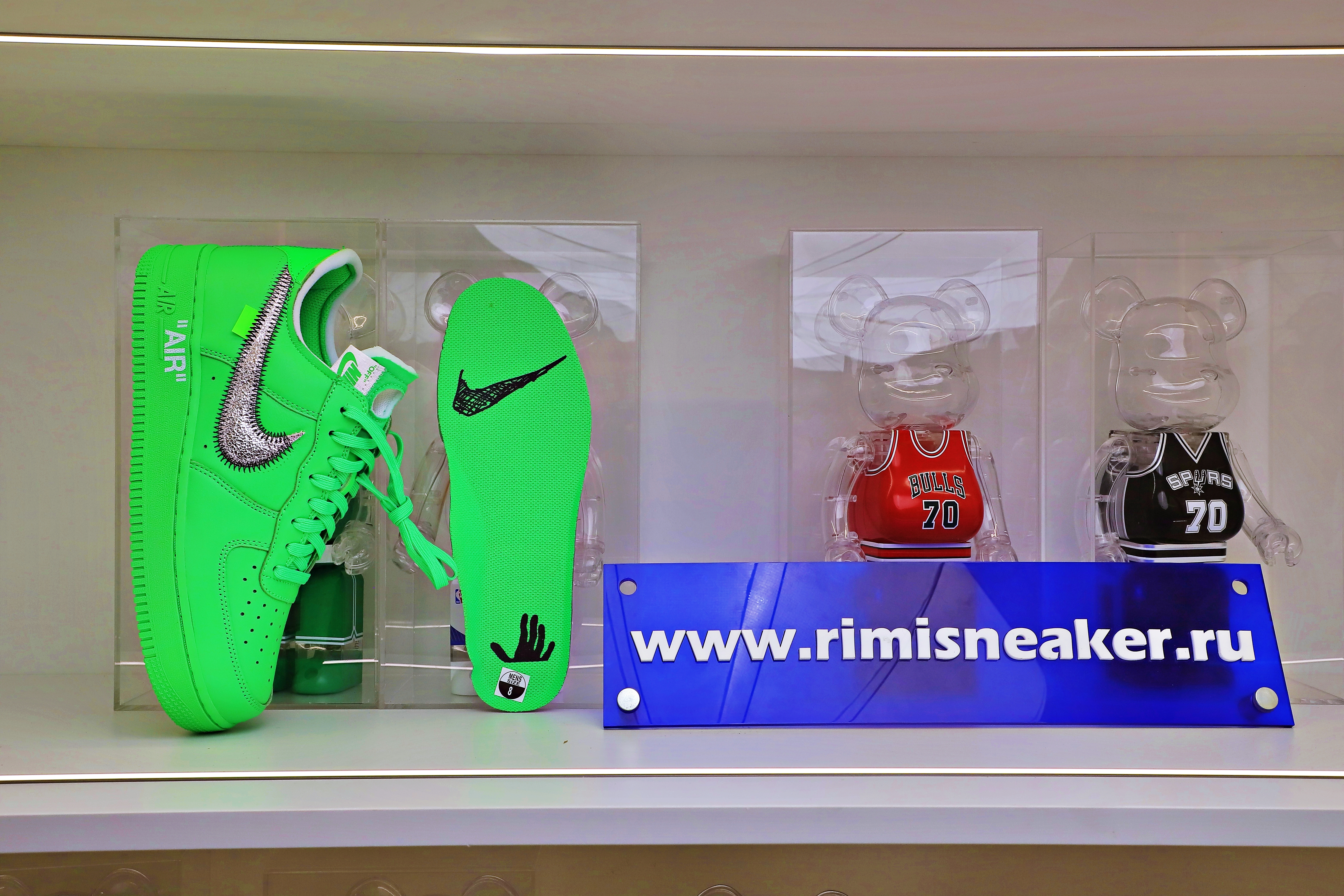 OFF WHITE NIKE AIR FORCE 1 LOW GREEN