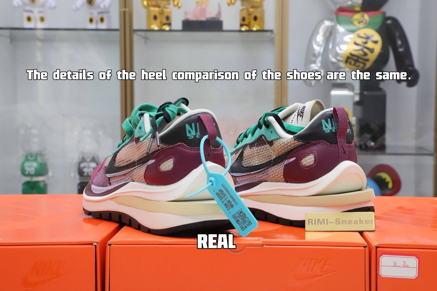 SACAI X VAPORWAFFLE SP 'VILLAIN RED'