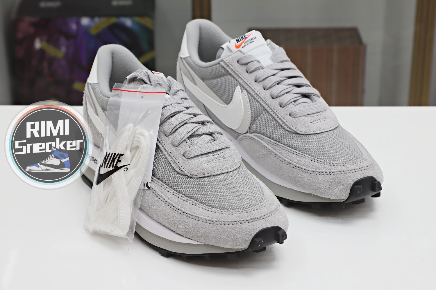 FRAGMENT DESIGN X SACAI X LDV WAFFLE 'LIGHT SMOKE GREY'