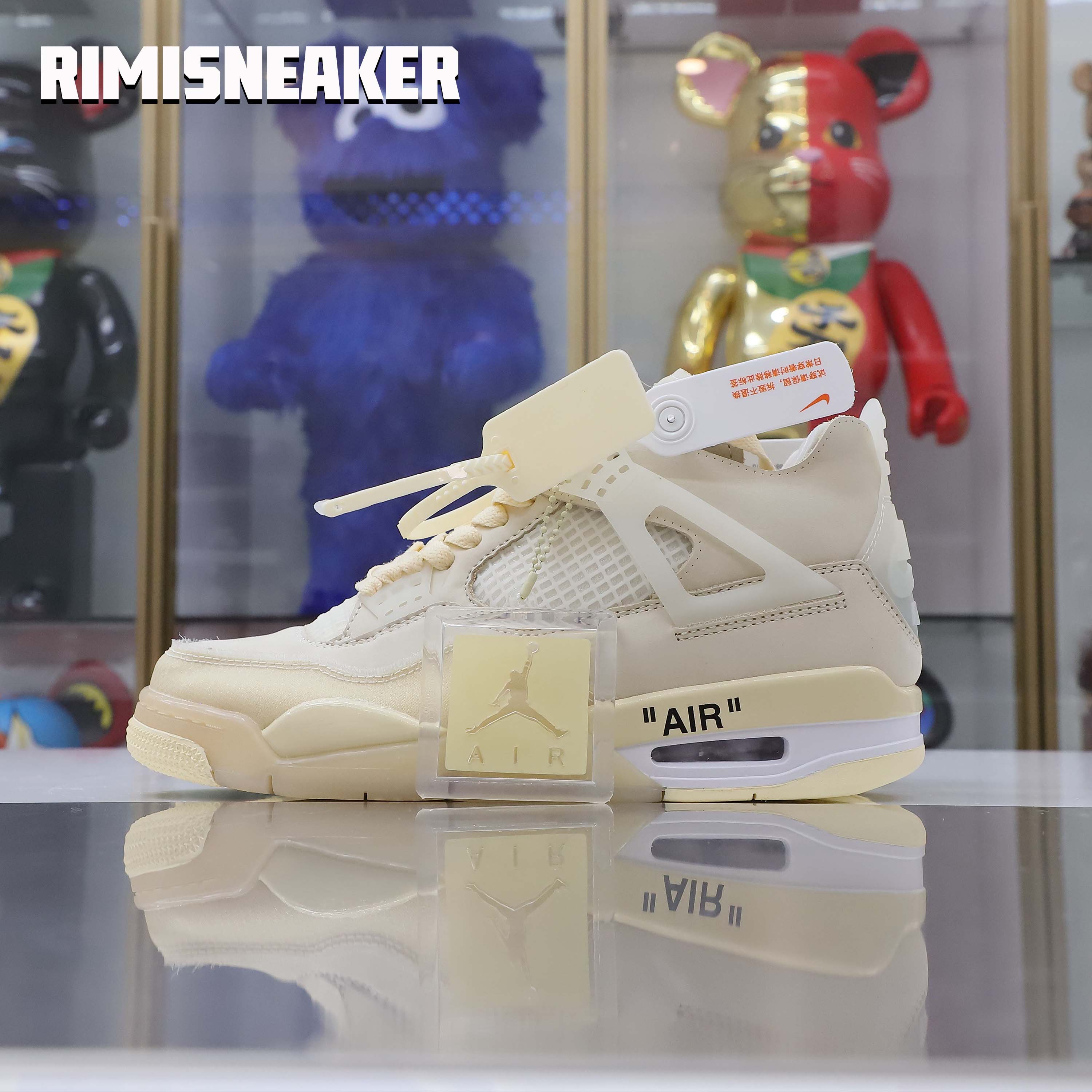 AIR JORDAN OFF-WHITE X WMNS AIR JORDAN 4 SP 'SAIL'