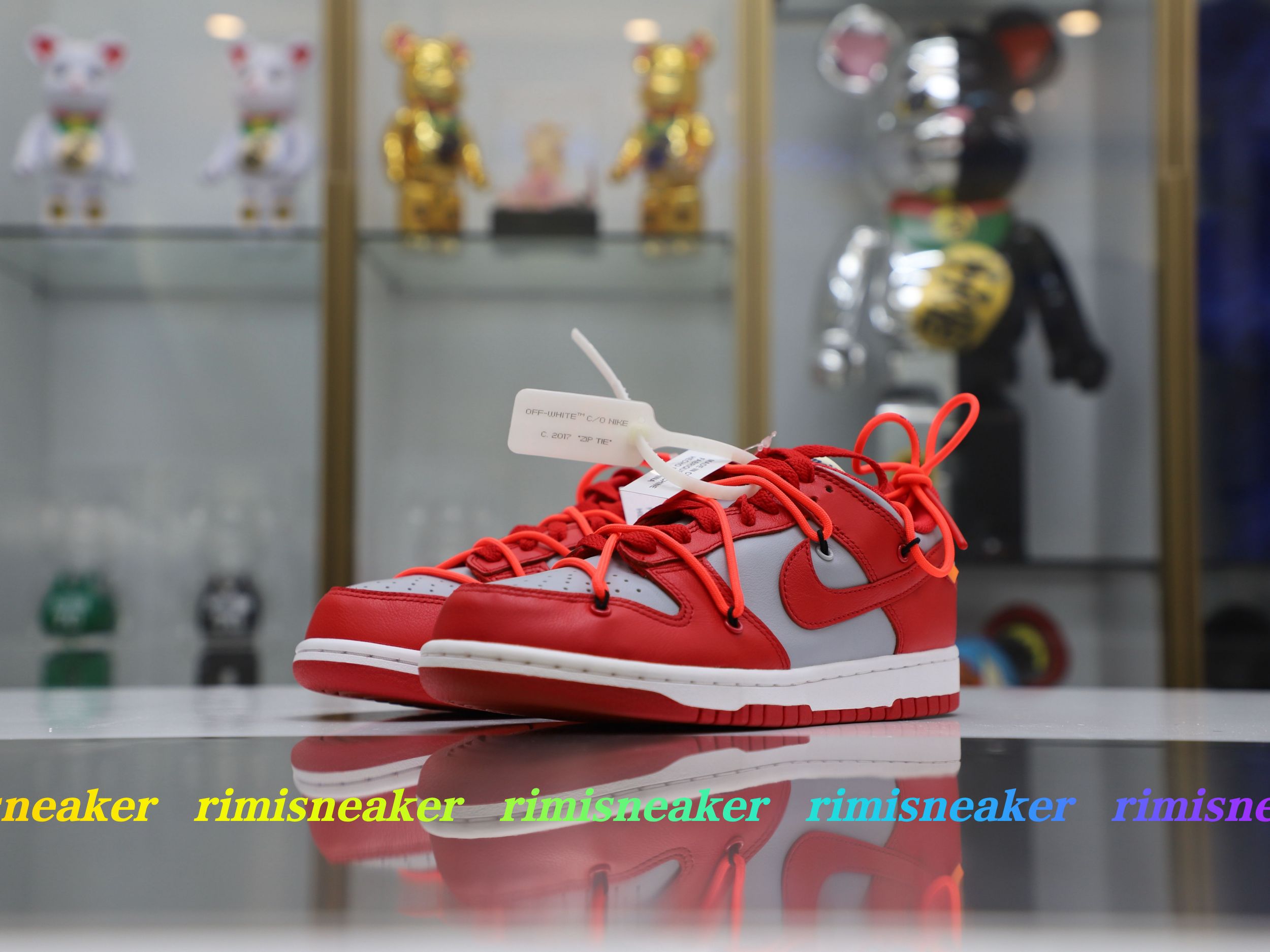 OFF-WHITE X DUNK LOW 'UNIVERSITY RED'