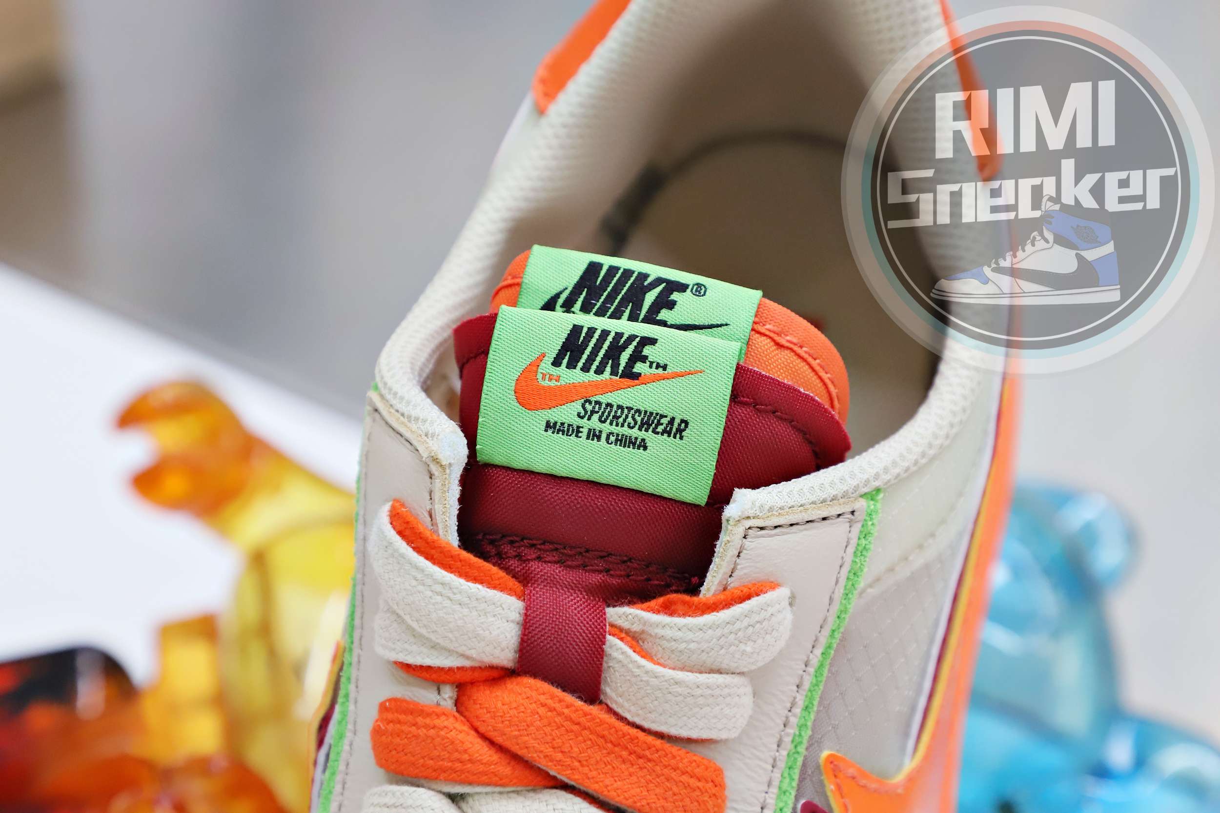 SACAI X CLOT X LDWAFFLE 'NET ORANGE BLAZE'