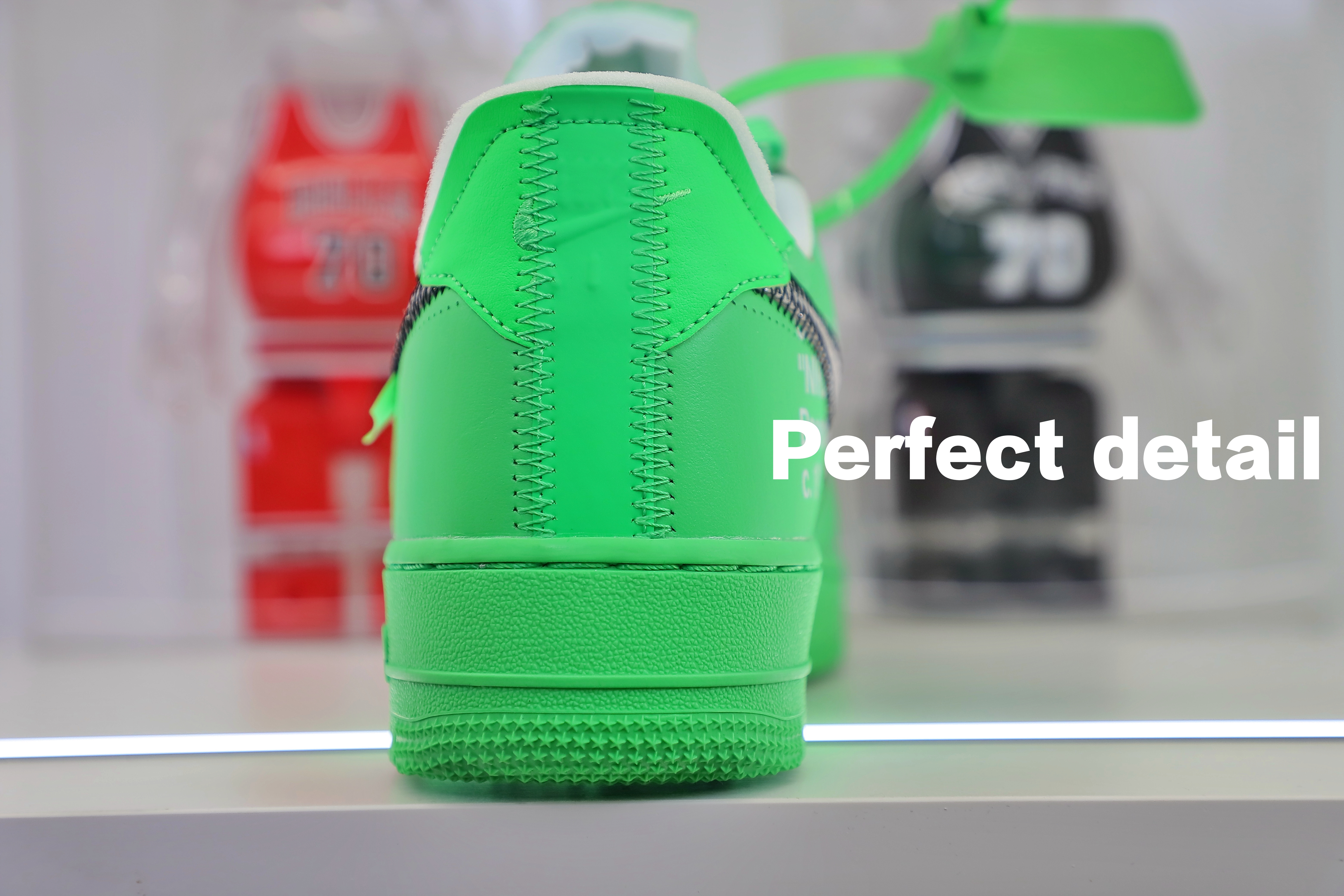 OFF WHITE NIKE AIR FORCE 1 LOW GREEN