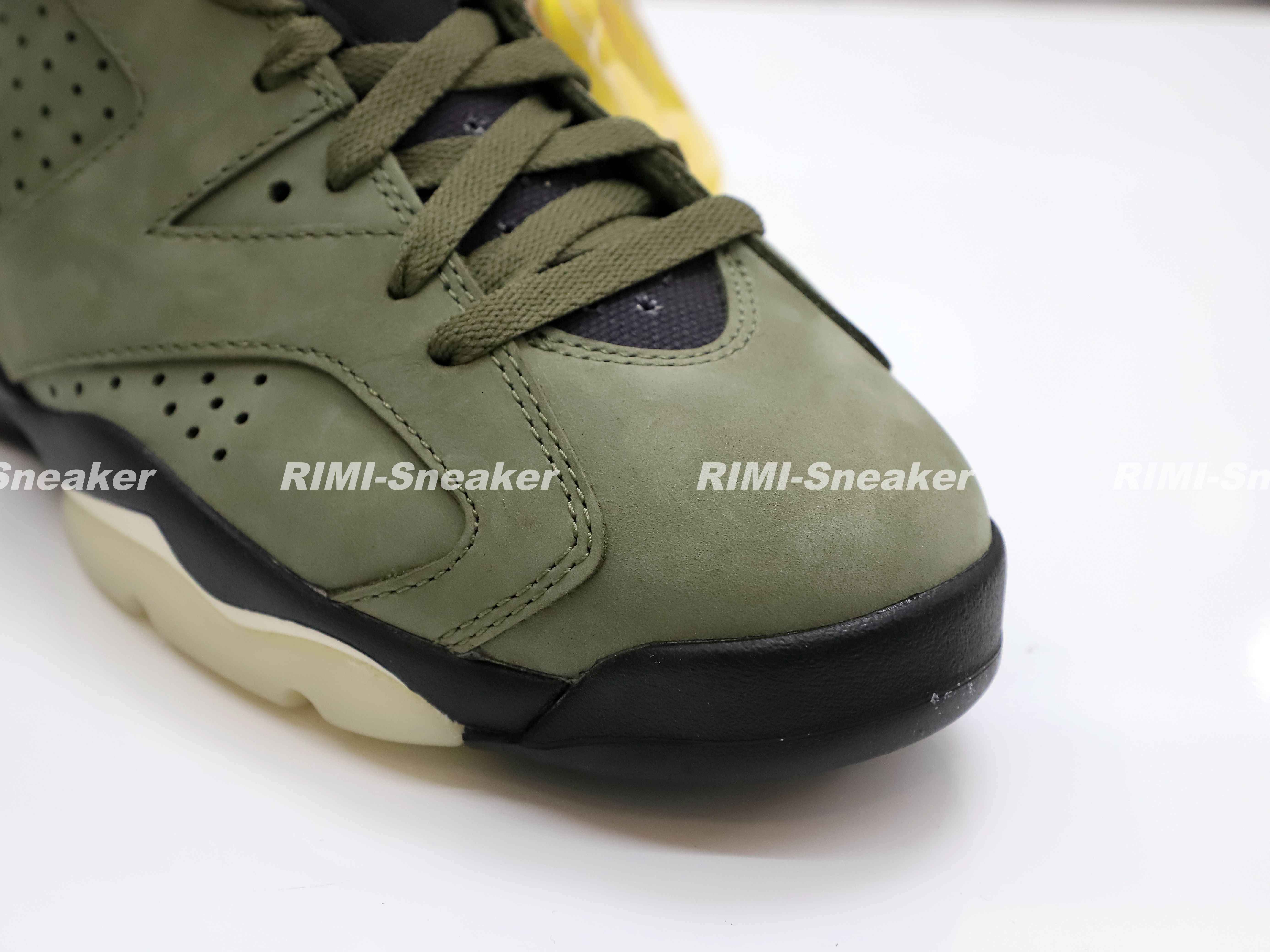 TRAVIS SCOTT X AIR JORDAN 6 RETRO 'OLIVE'