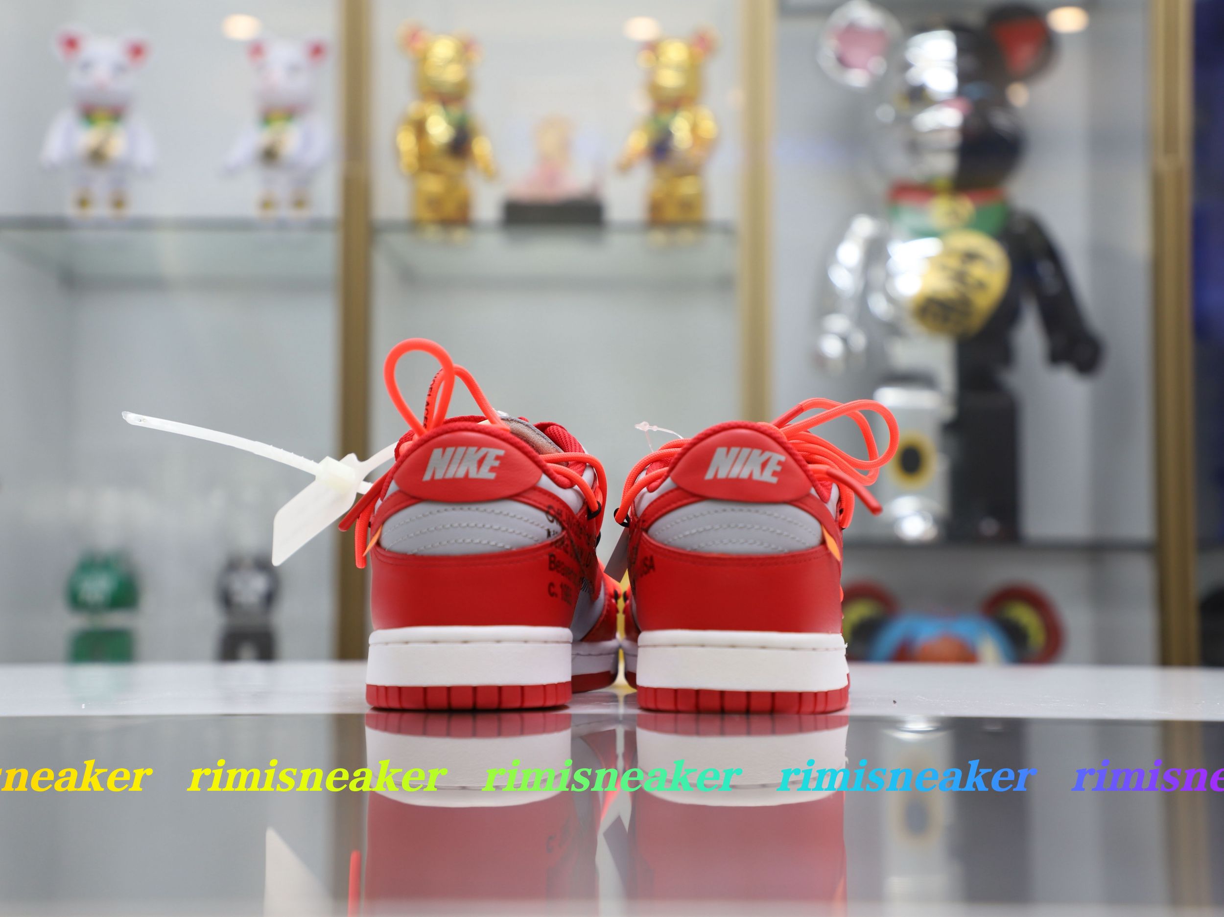 OFF-WHITE X DUNK LOW 'UNIVERSITY RED'