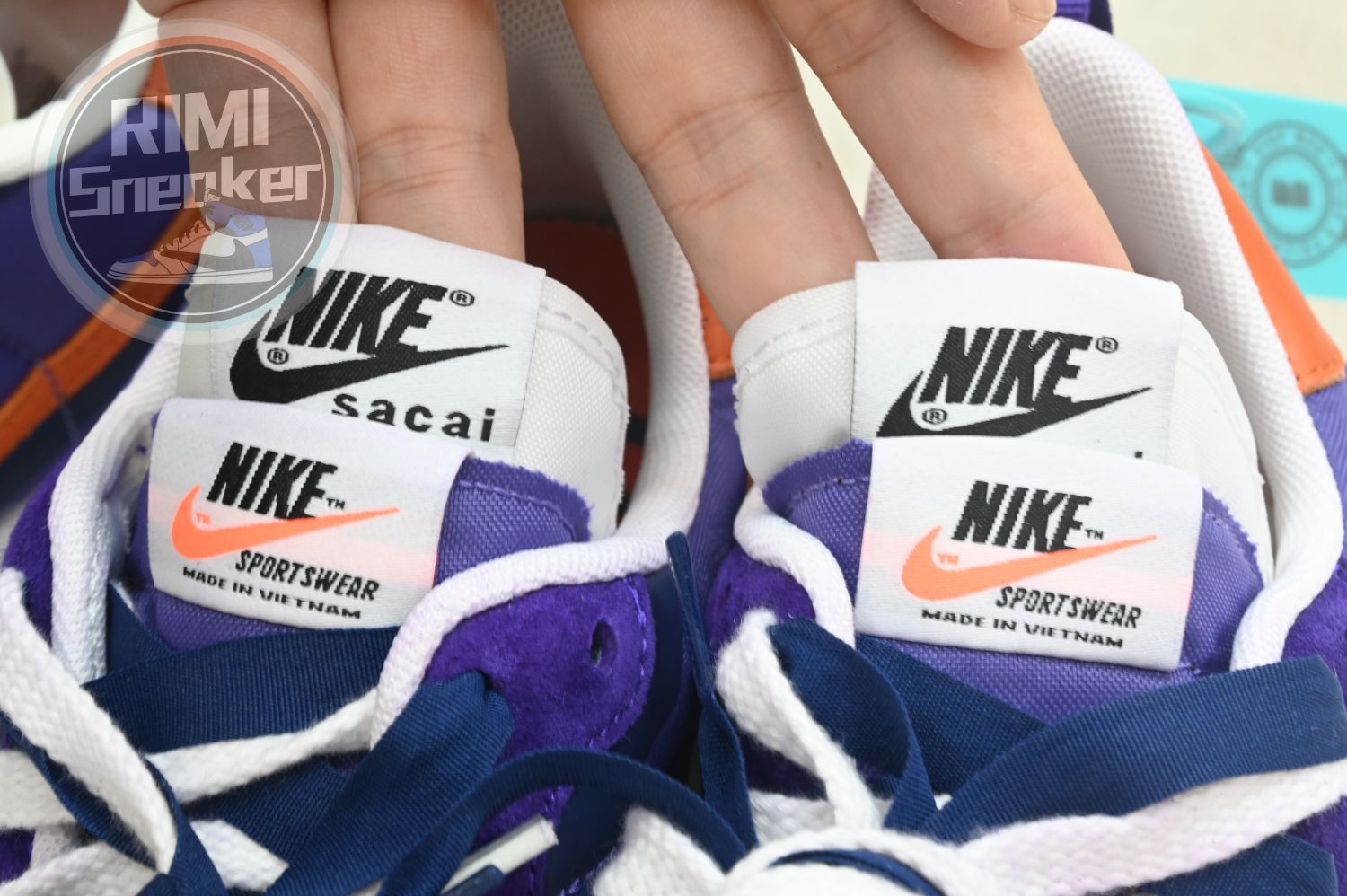 SACAI X VAPORWAFFLE 'SESAME BLUE VOID''DARK IRIS'