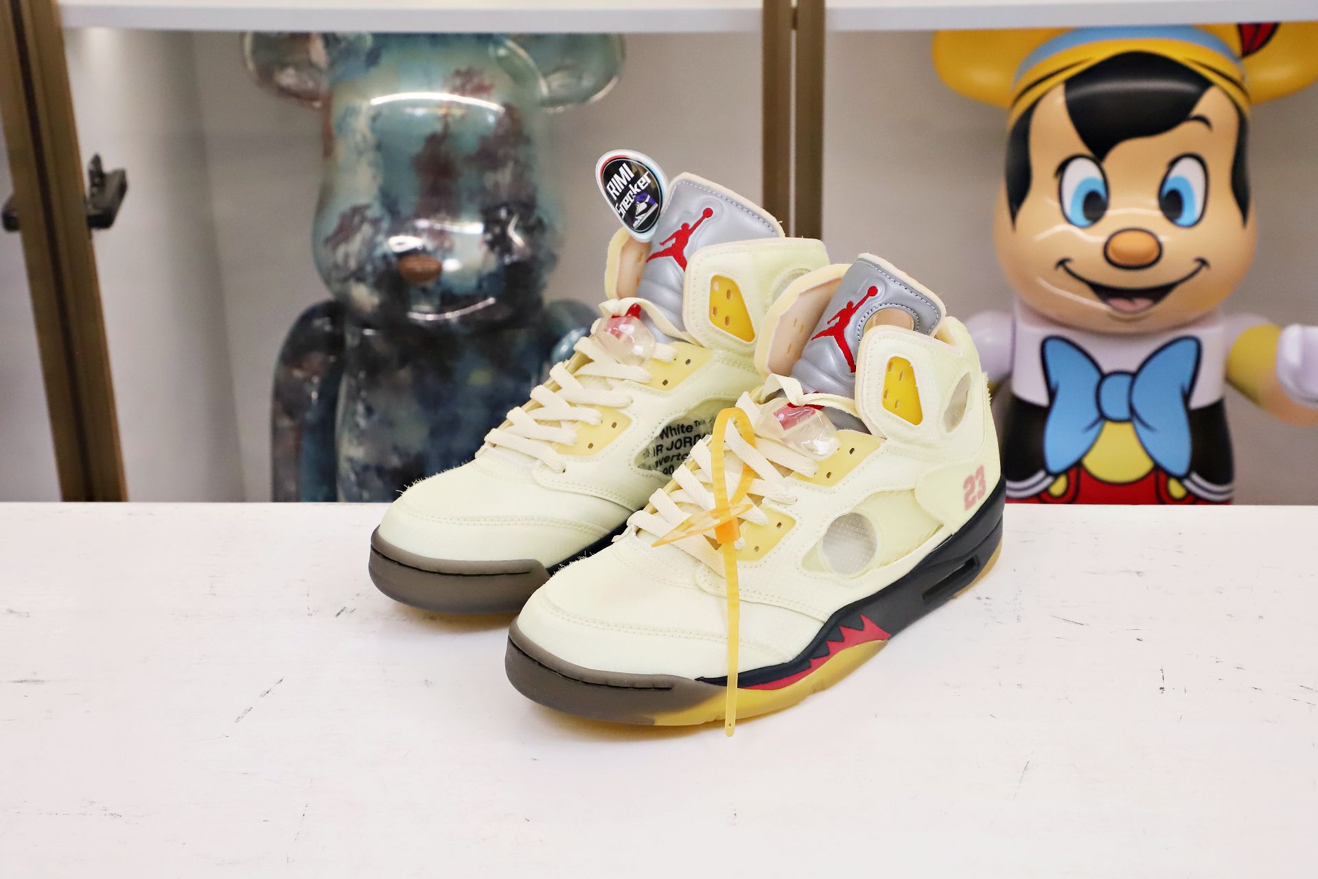 AIR JORDAN OFF-WHITE X AIR JORDAN 5 RETRO SP PS 'SAIL'