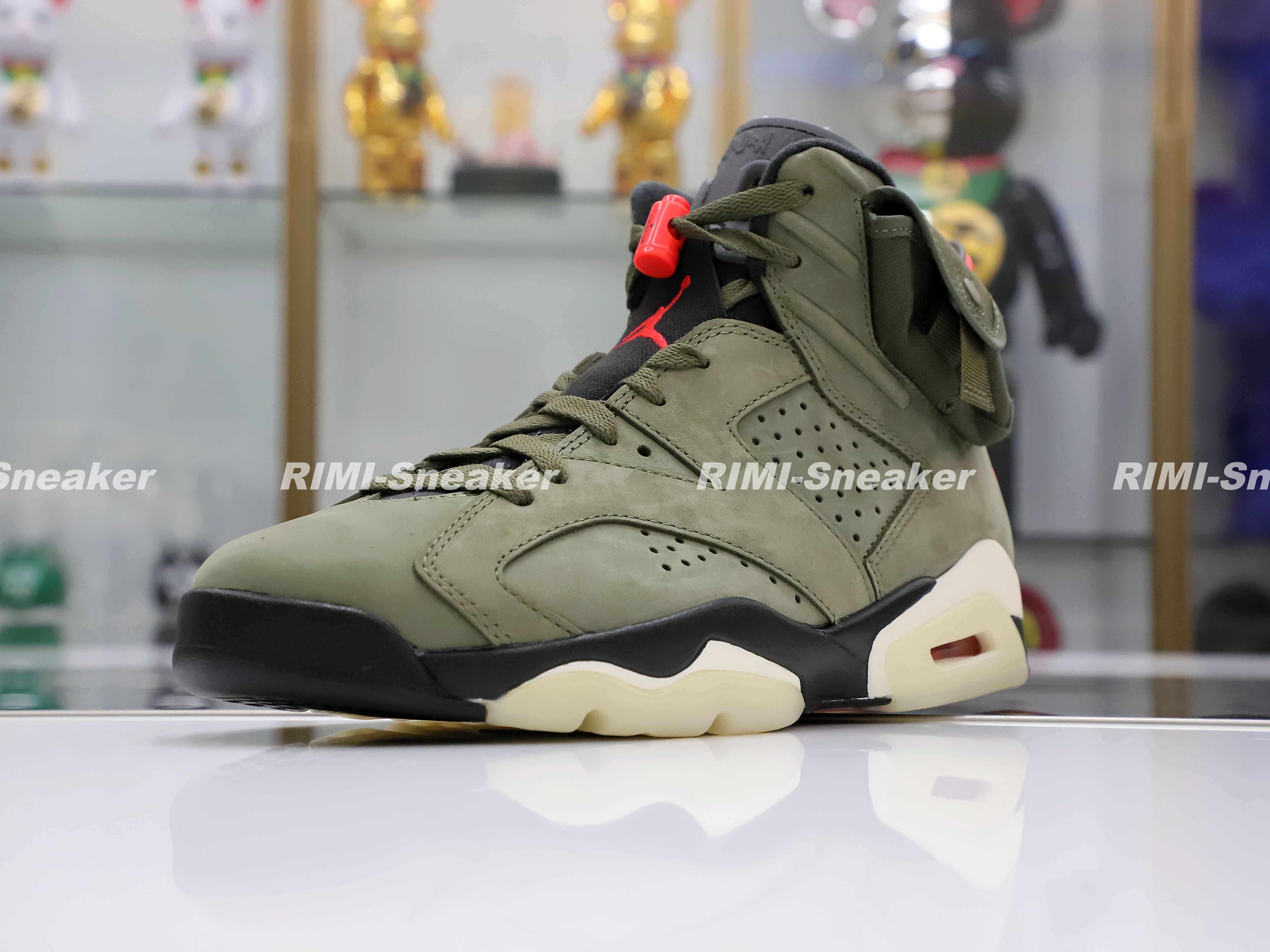TRAVIS SCOTT X AIR JORDAN 6 RETRO 'OLIVE'