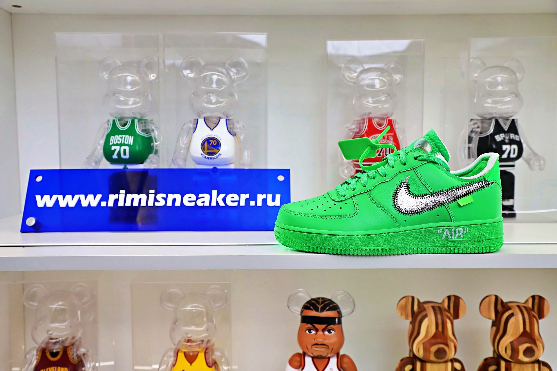 OFF WHITE NIKE AIR FORCE 1 LOW GREEN