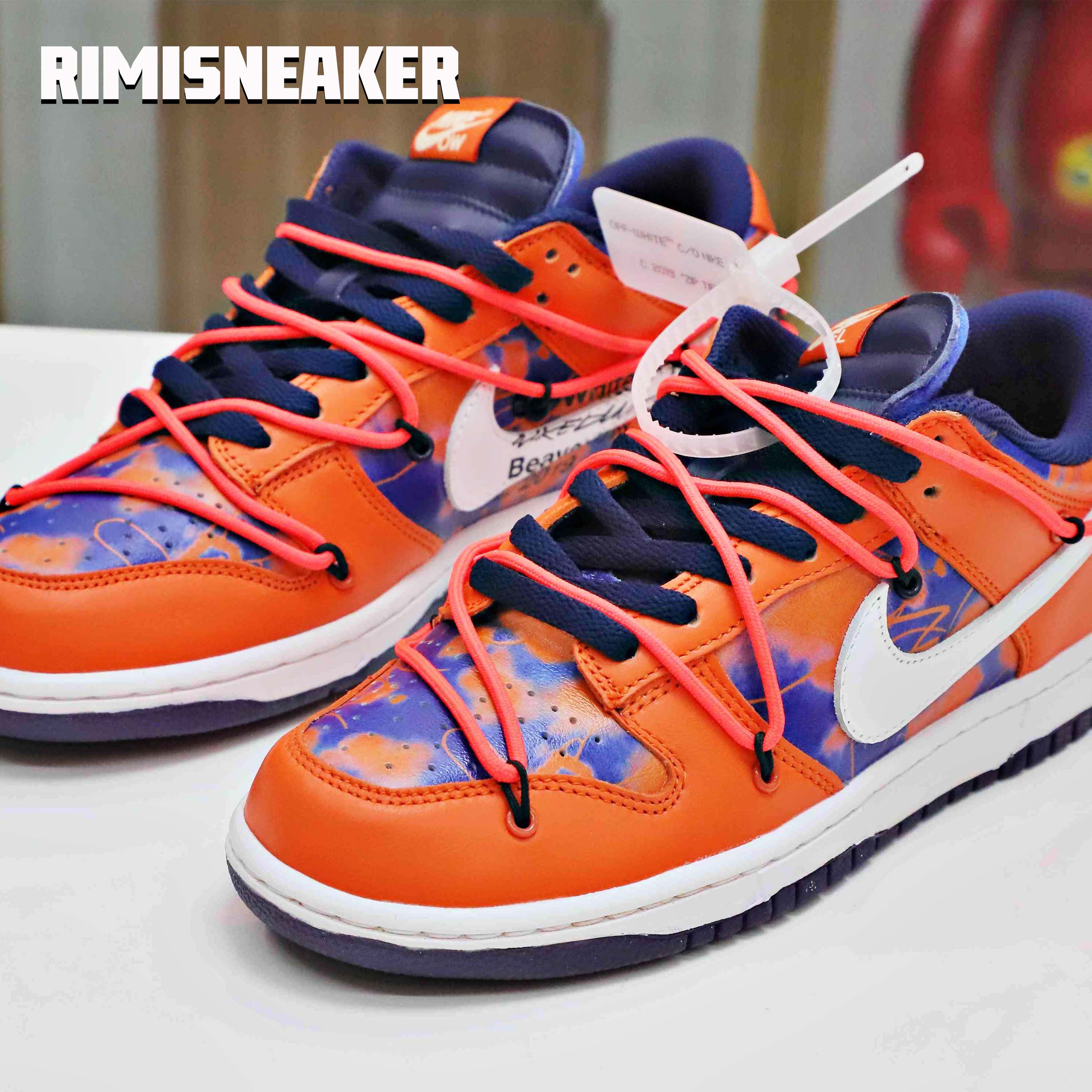 OFF-WHITE FUTURA X DUNK LOW