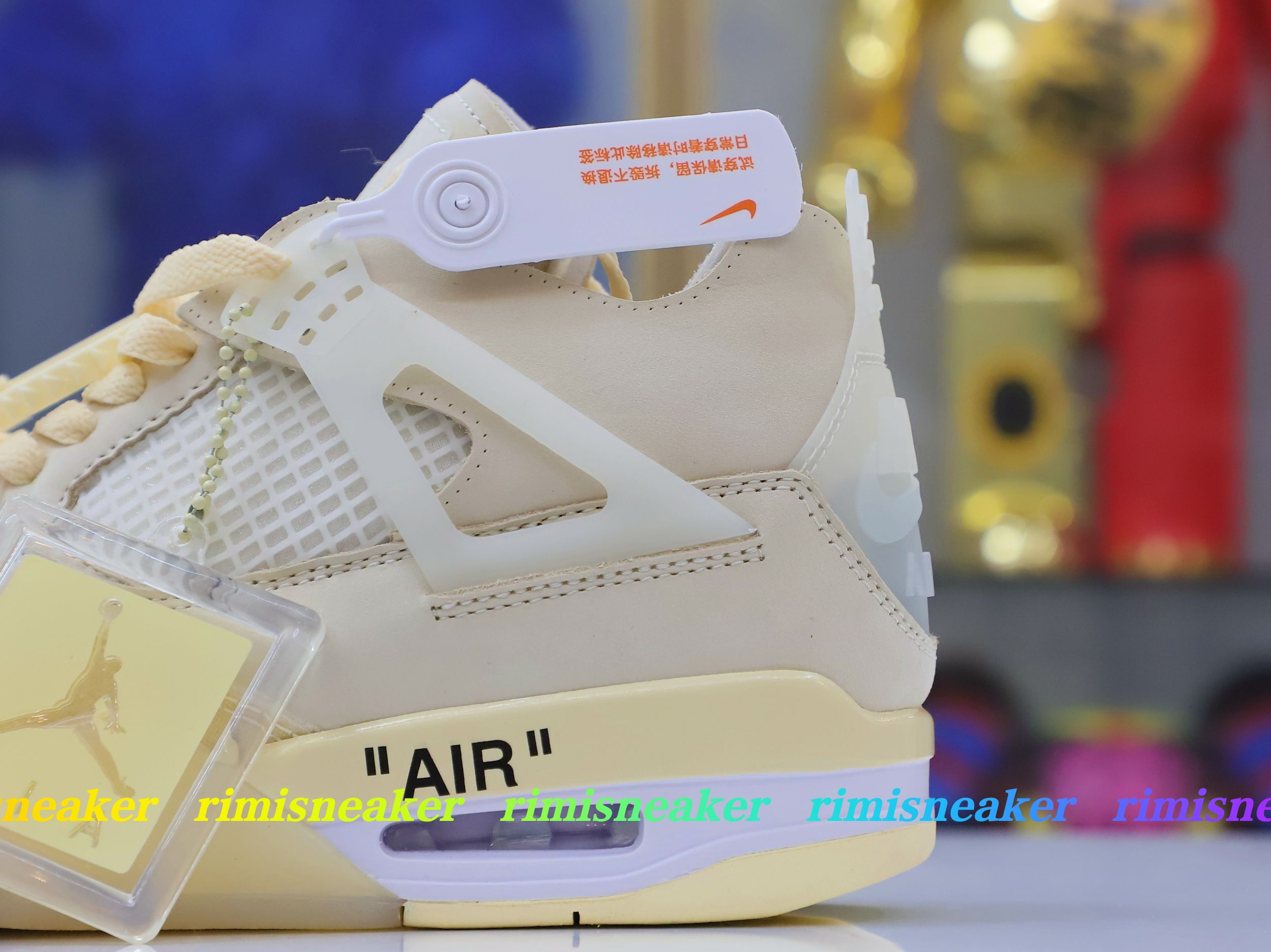 AIR JORDAN OFF-WHITE X WMNS AIR JORDAN 4 SP 'SAIL'