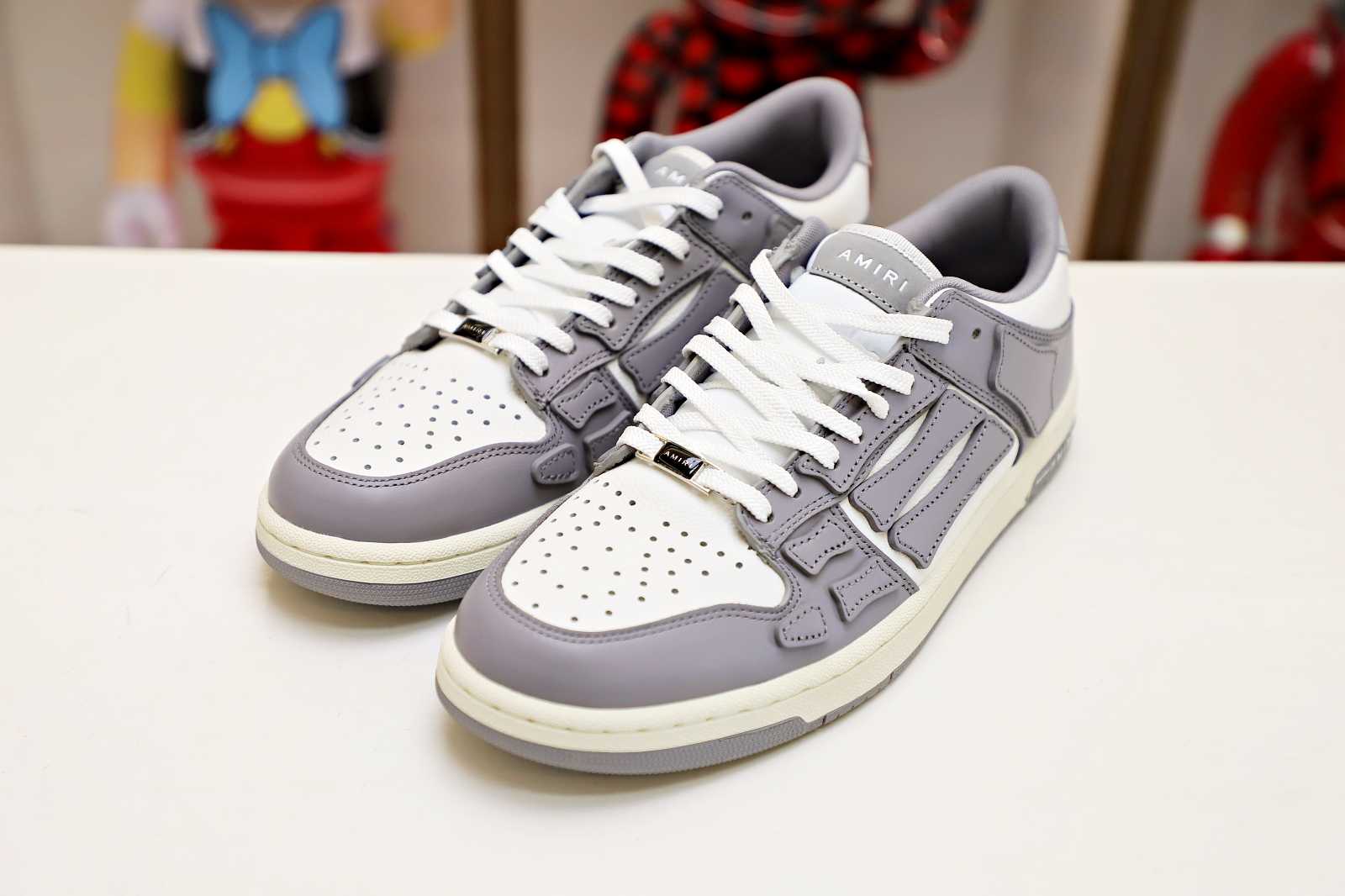 AMIRI LEATHER SKEL LOW