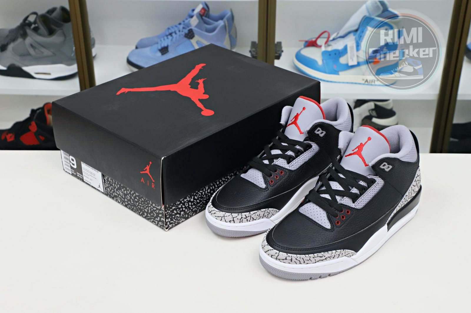 AIR JORDAN 3 RETRO OG 'BLACK CEMENT' 2018(854262-001)