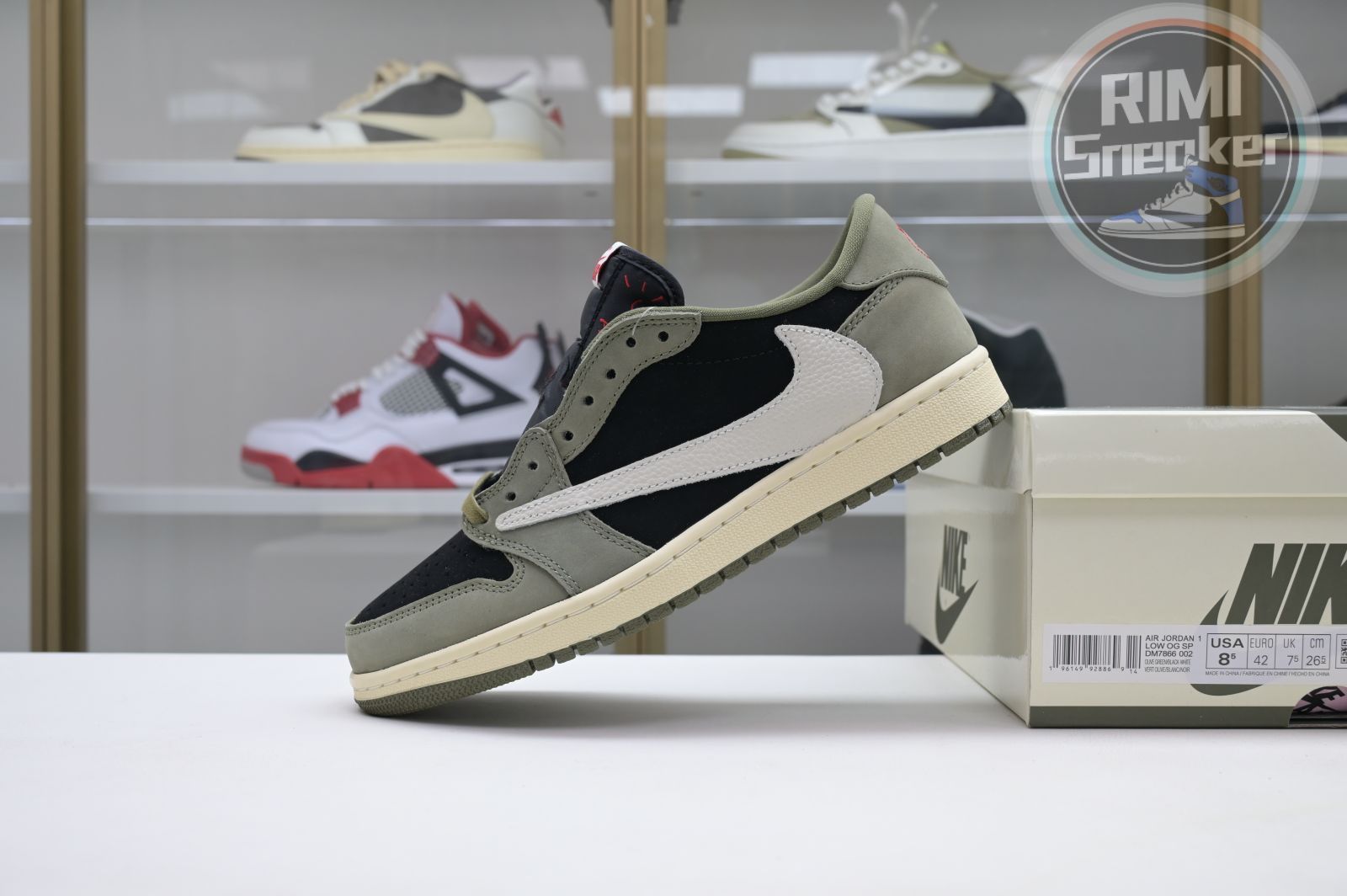 Travis Scott x Jordan Air Jordan 1 Low OG 7.0 Black Olive DM7866-002