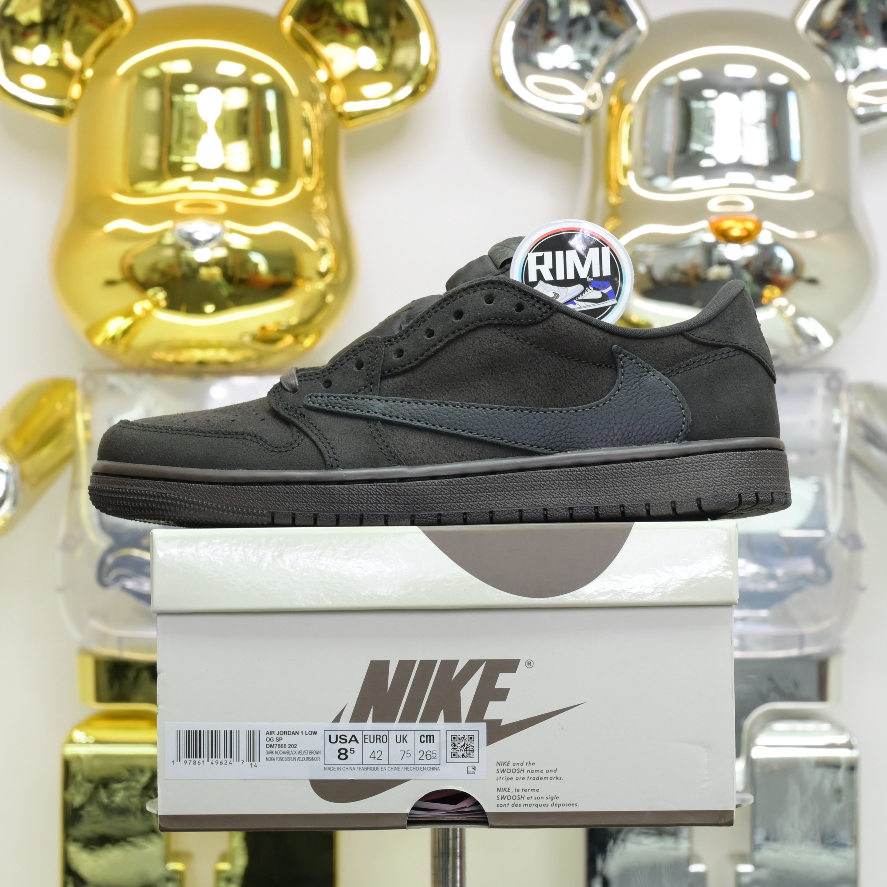 Travis Scott x Jordan Air Jordan 1 Low OG“Velvet Brown”