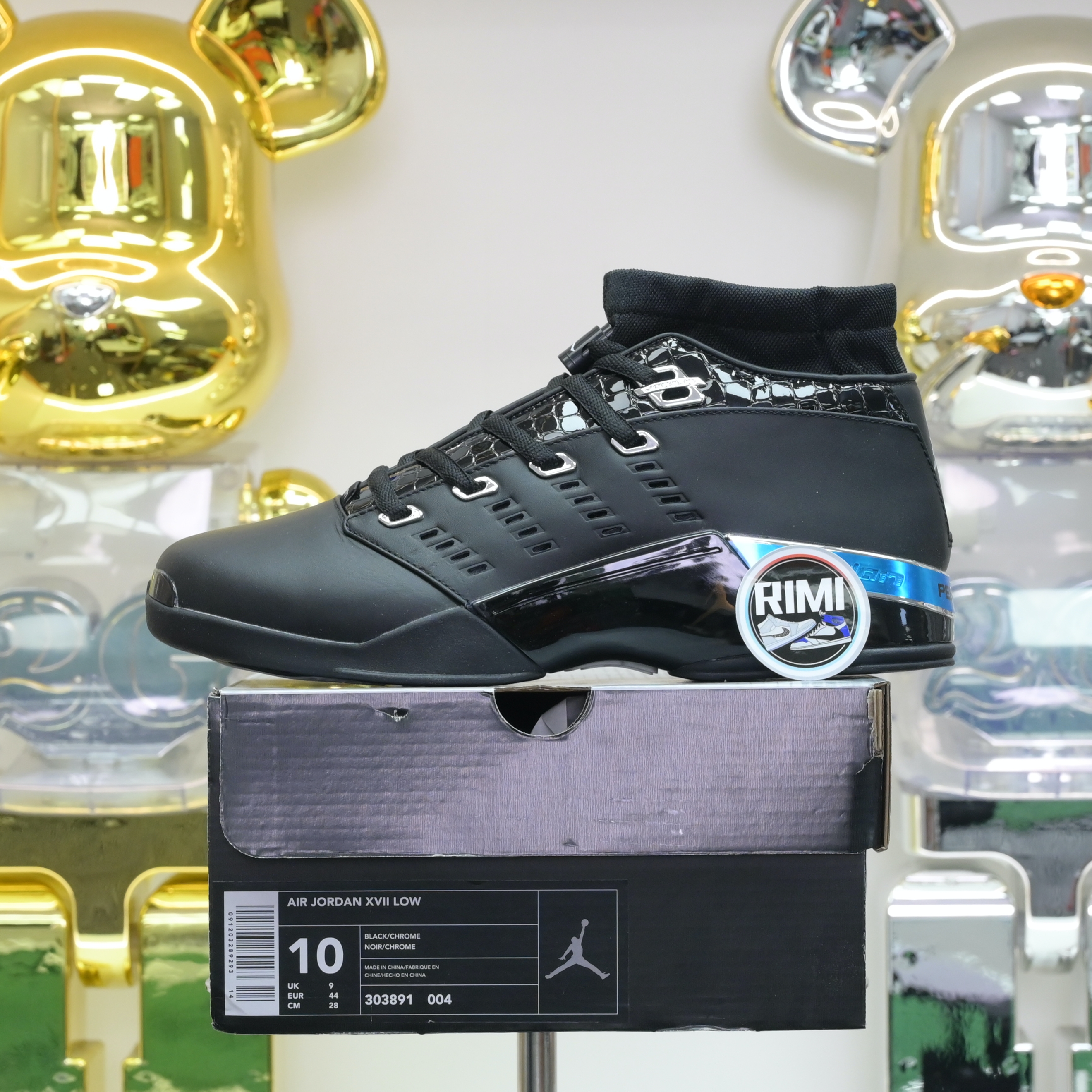 Jordan Air Jordan 17 OG Low Black Chrome