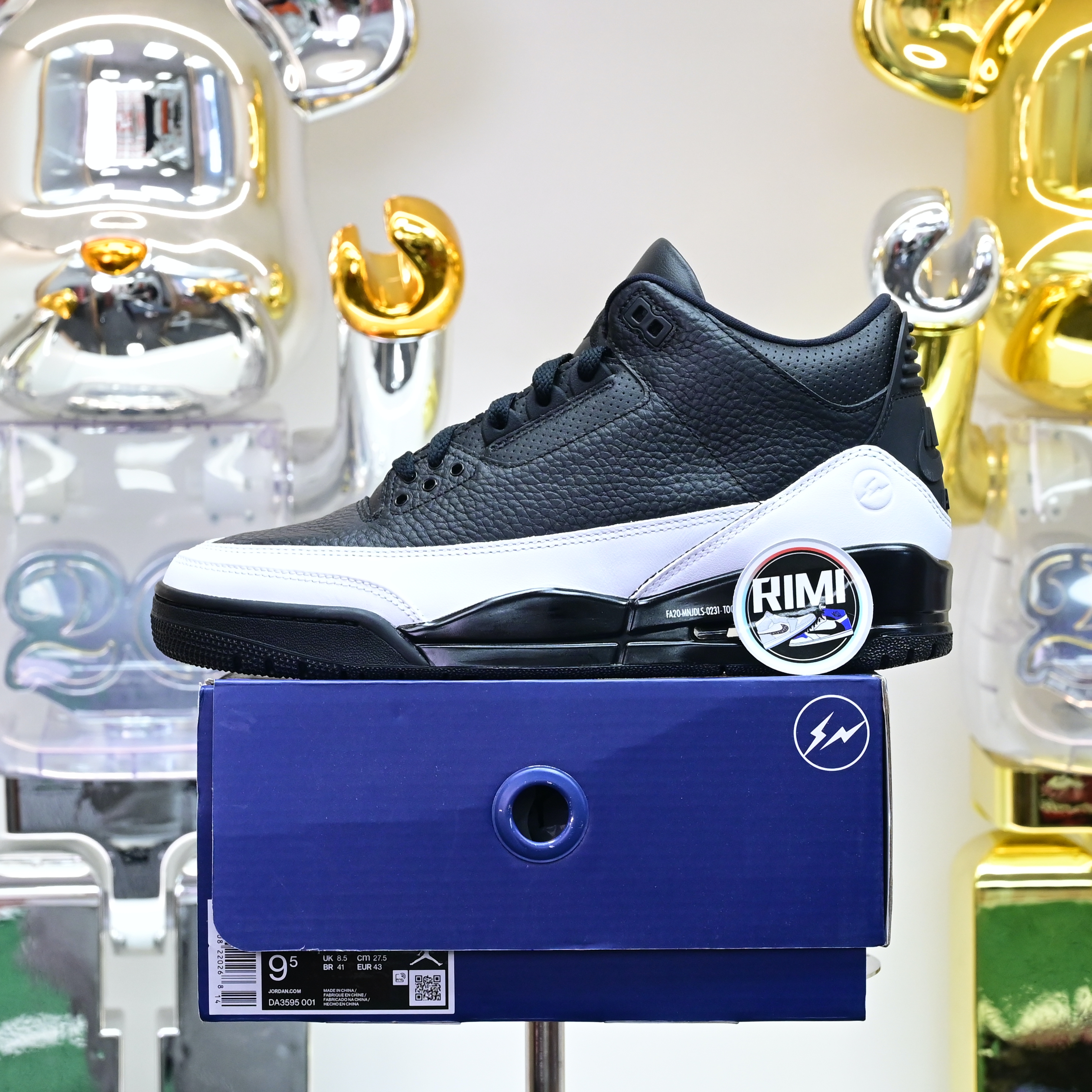 Fragment Design x Jordan Air Jordan 3“Black/ White”  DA3595-001