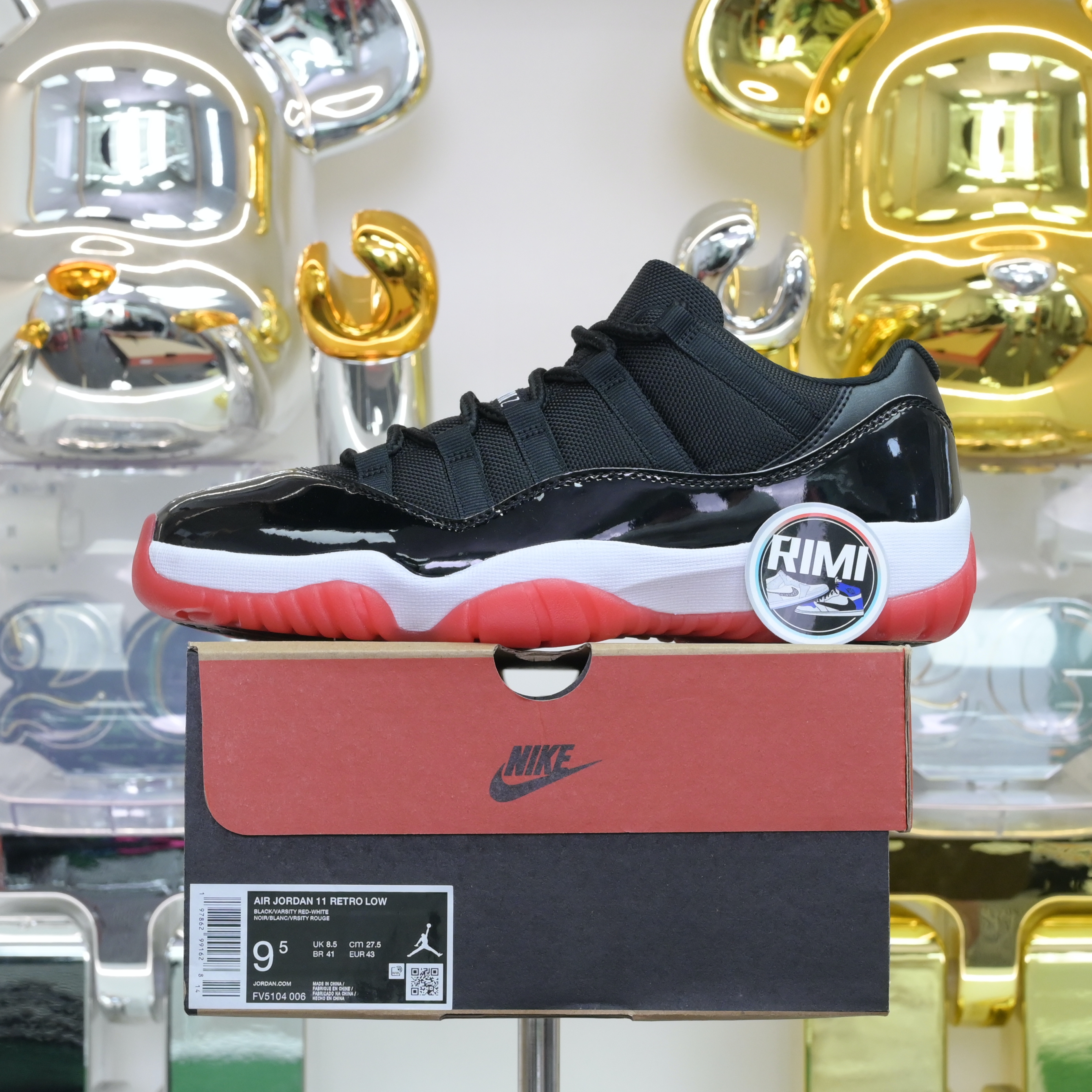 Air Jordan 11 Low“Bred” FV5104-006
