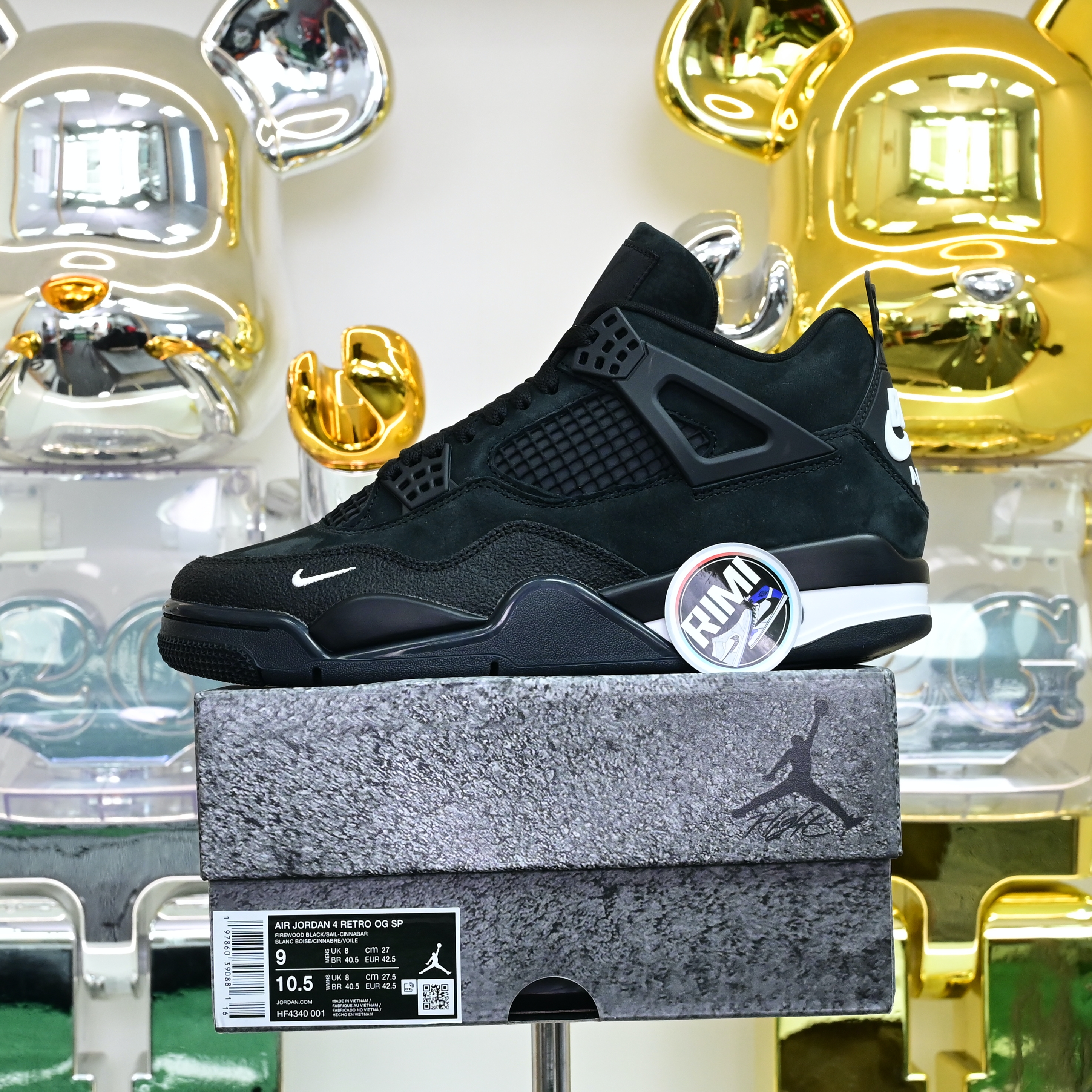 Nigel Sylvester x Air Jordan 4 OG Black