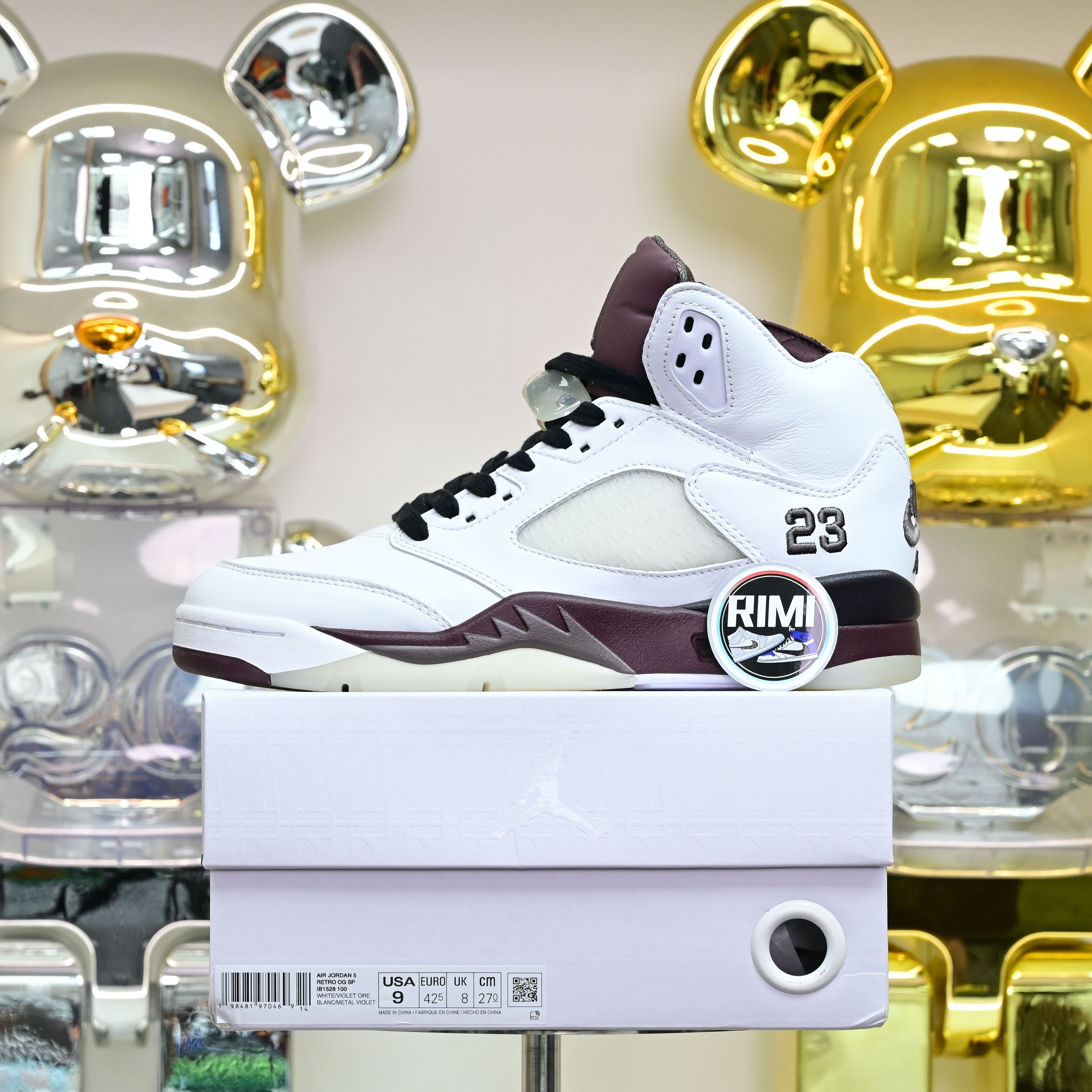 A Ma Maniére x  Air Jordan 5“Burgundy Crush” IB1528-100