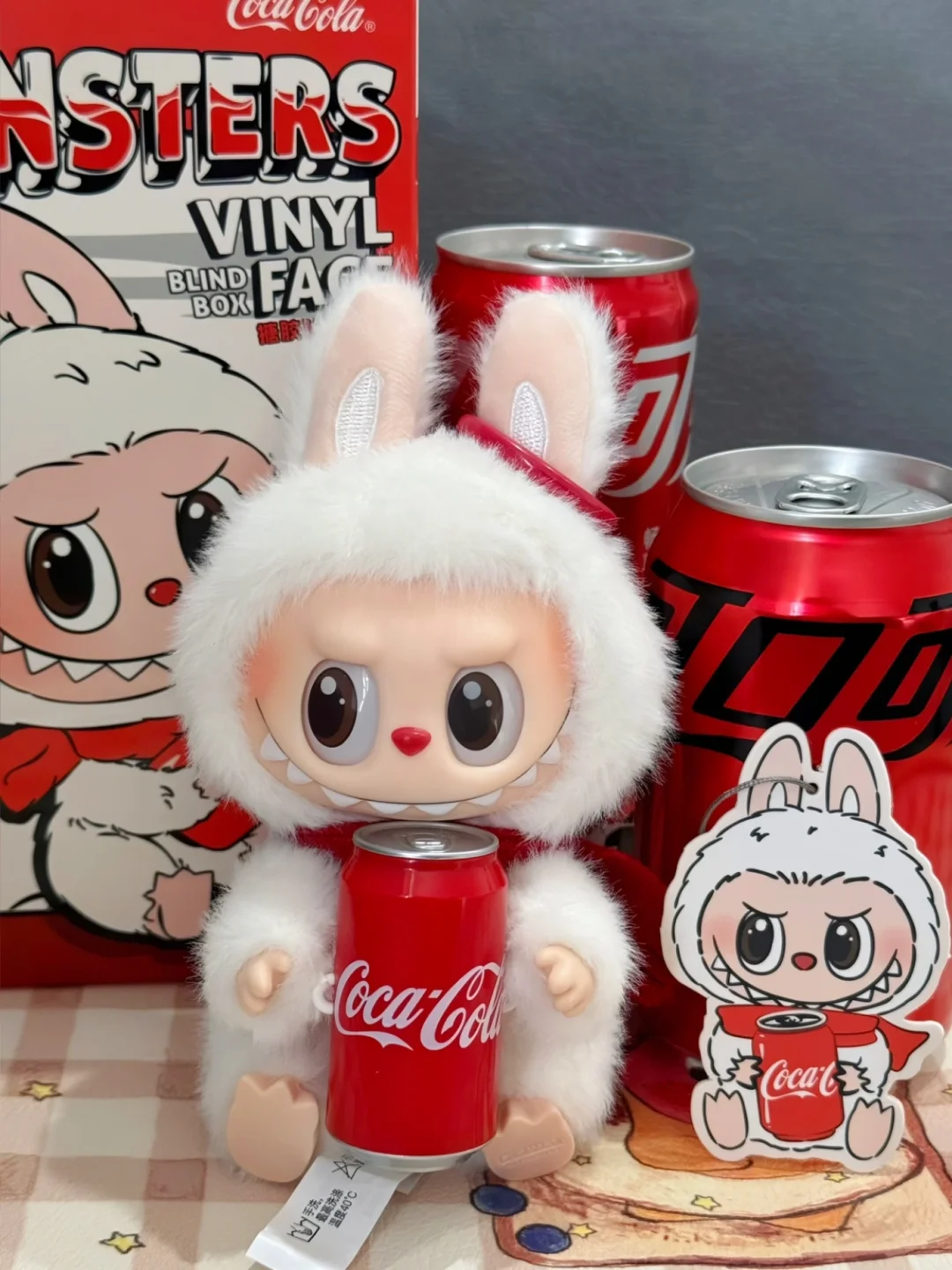 Labubu x Coca-Cola Vinyl Plush Pendant Series
