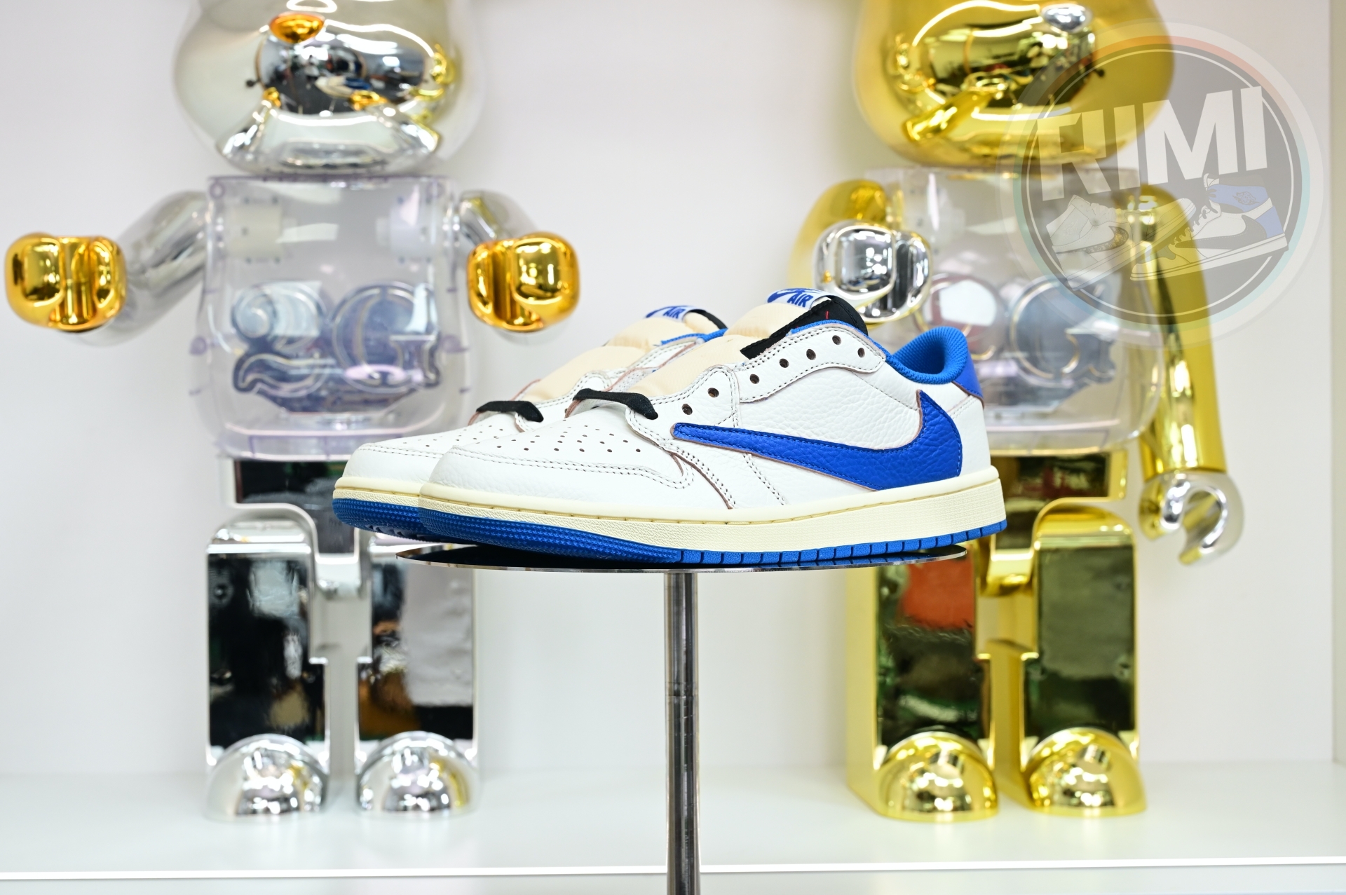 Travis Scott x Jordan 1 Retro Low OG SP Fragment Sail Military Blue