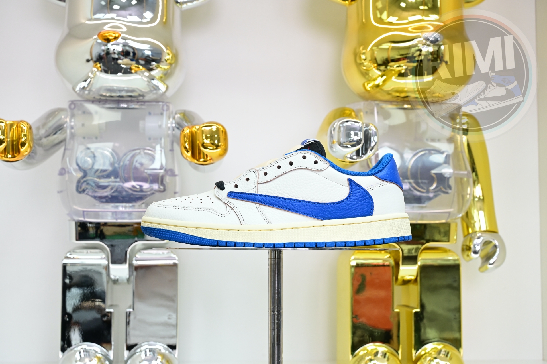 Travis Scott x Jordan 1 Retro Low OG SP Fragment Sail Military Blue