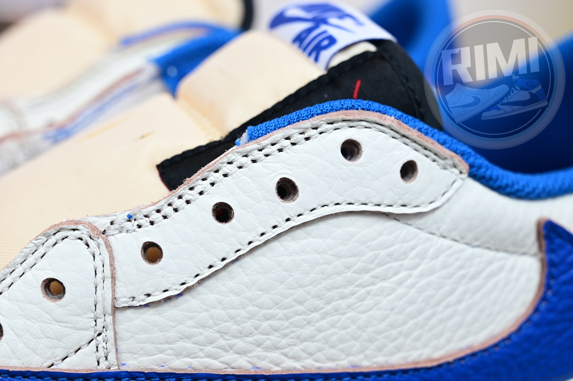 Travis Scott x Jordan 1 Retro Low OG SP Fragment Sail Military Blue