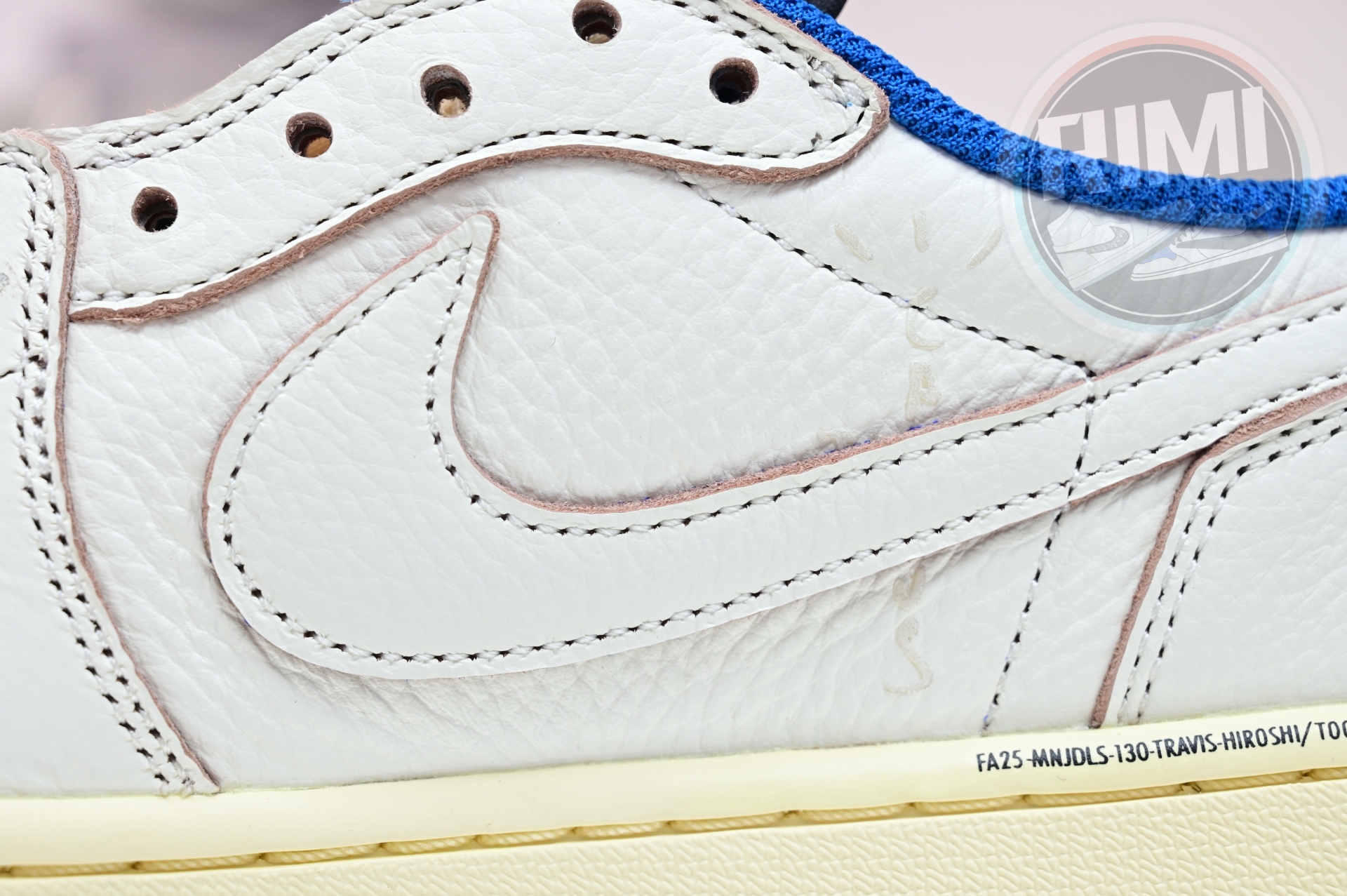 Travis Scott x Jordan 1 Retro Low OG SP Fragment Sail Military Blue