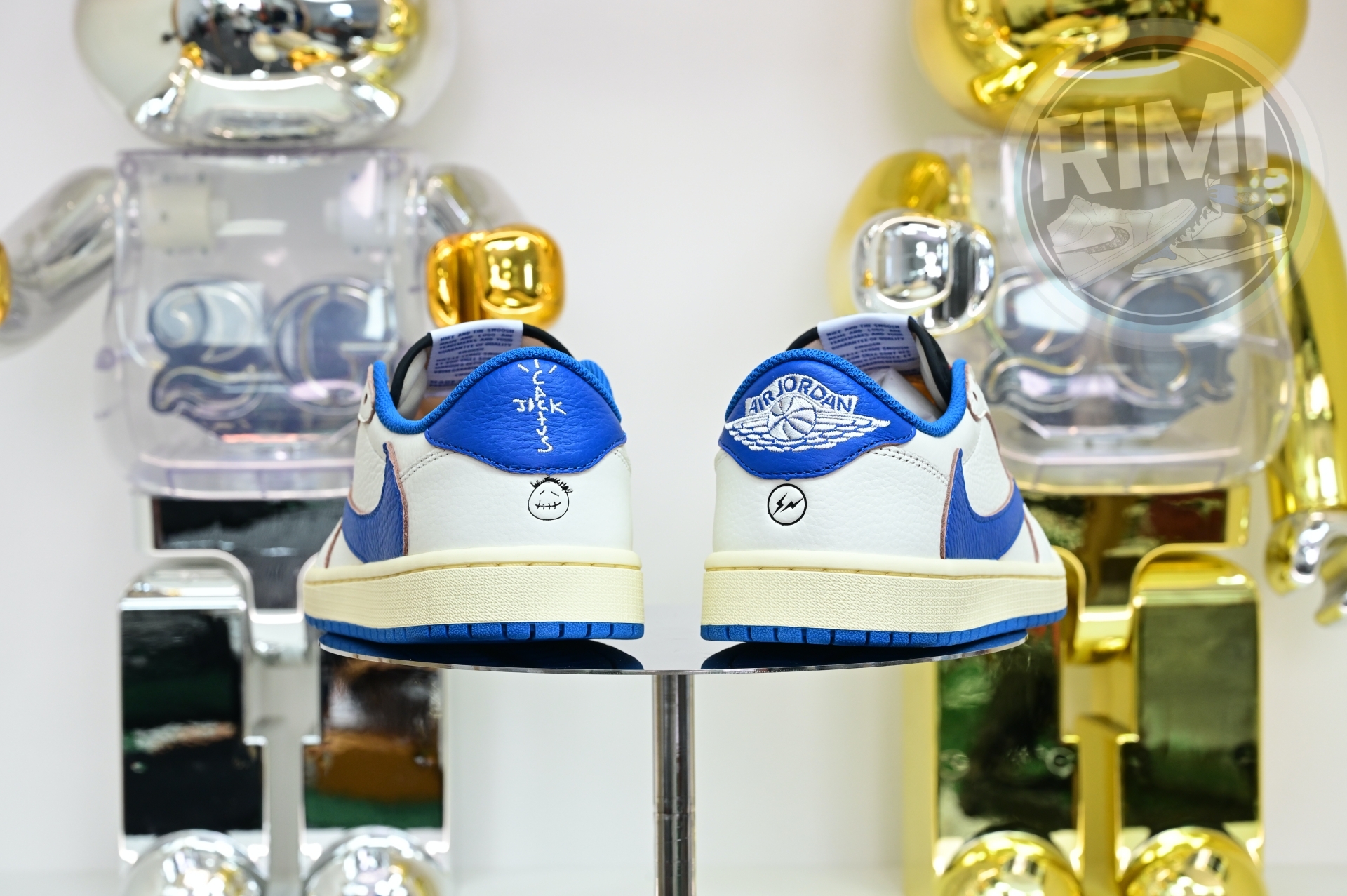 Travis Scott x Jordan 1 Retro Low OG SP Fragment Sail Military Blue
