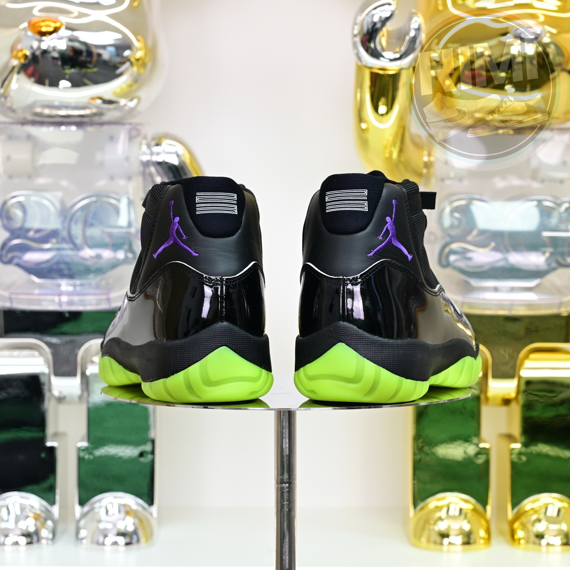 Air Jordan 11 GS Black/Barely Volt   CT8012-003