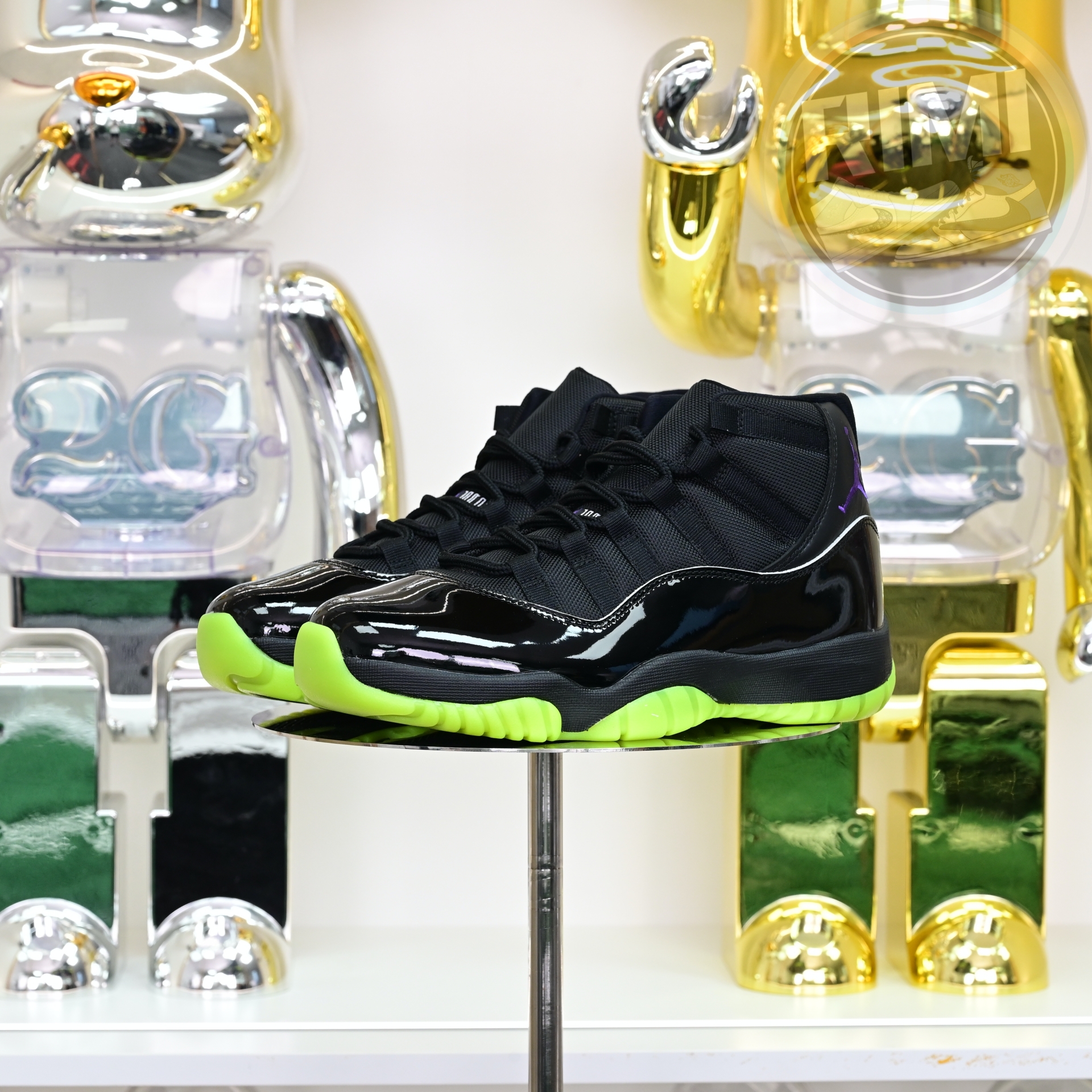 Air Jordan 11 GS Black/Barely Volt   CT8012-003
