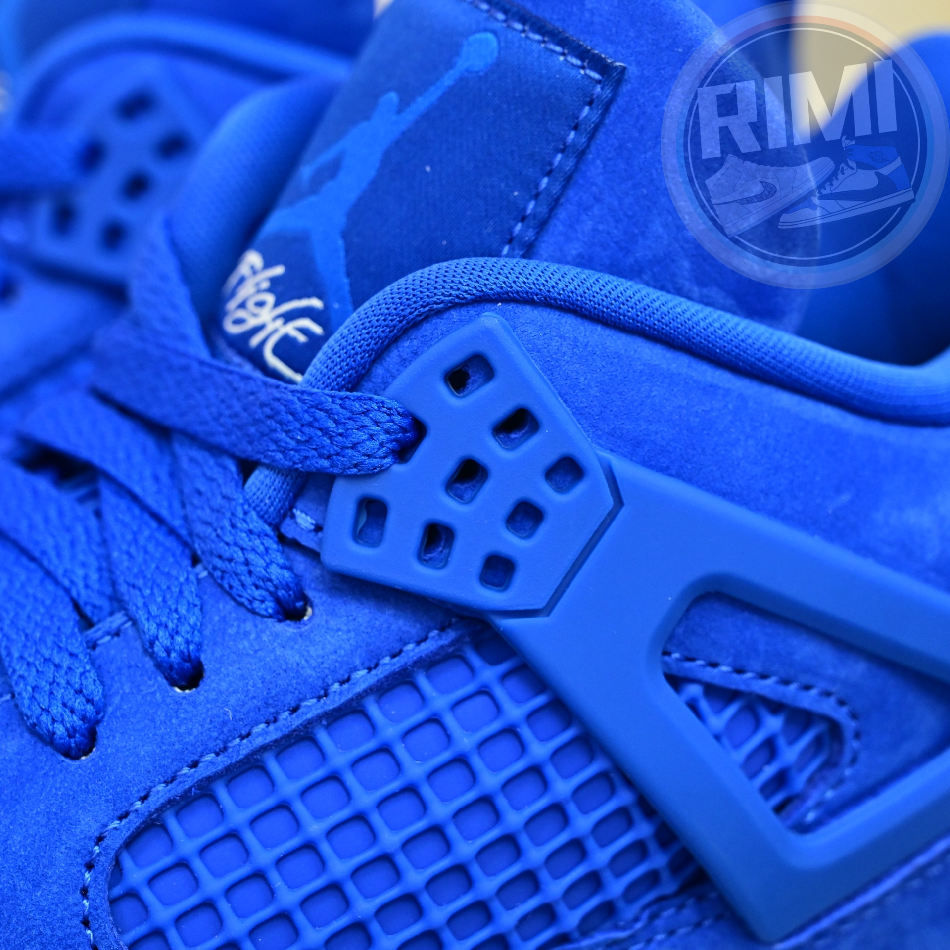 Nigel Sylvester X AIR JORDAN 4 RETRO OG ROYAL BLUE Brick by Brick HF4340-400