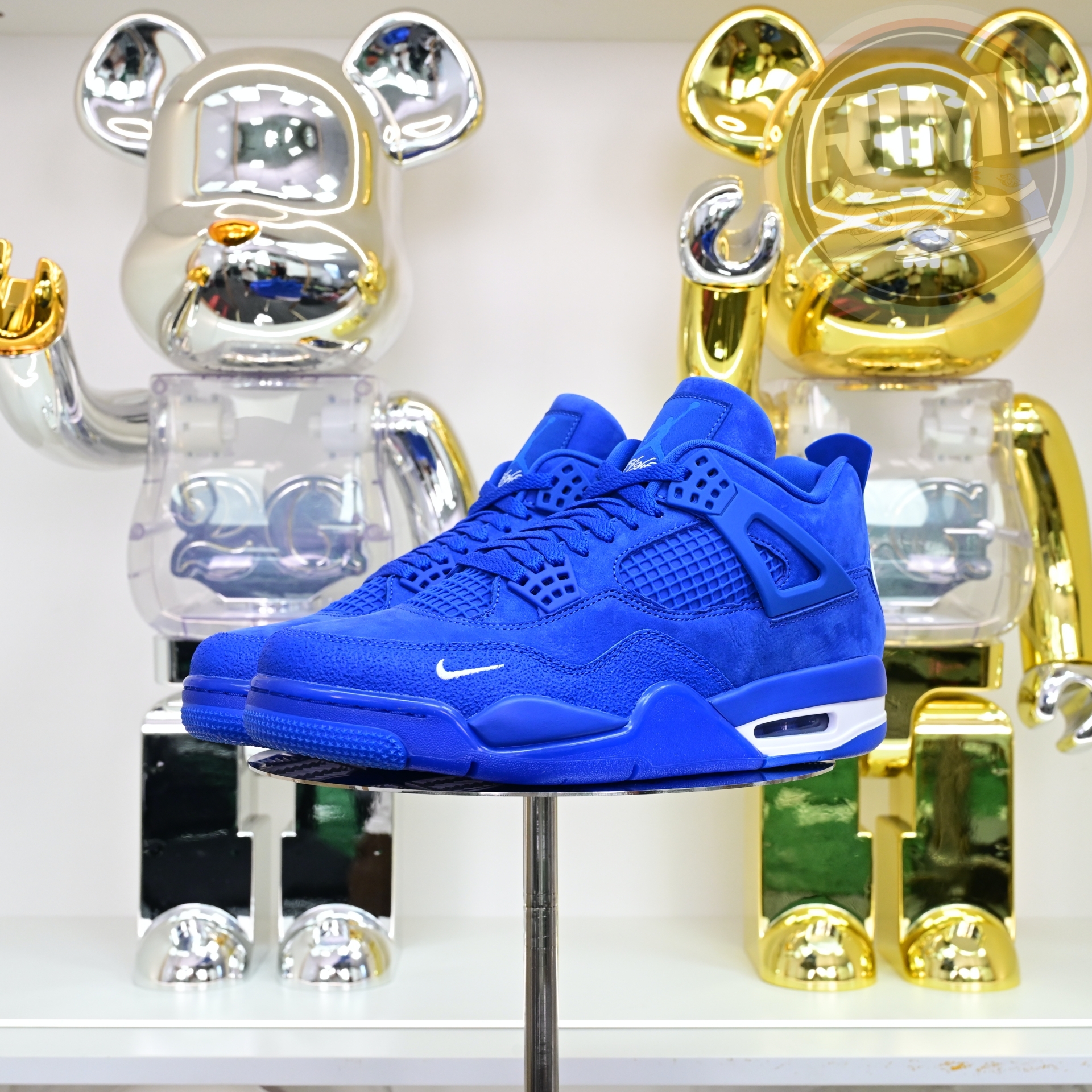 Nigel Sylvester X AIR JORDAN 4 RETRO OG ROYAL BLUE Brick by Brick HF4340-400