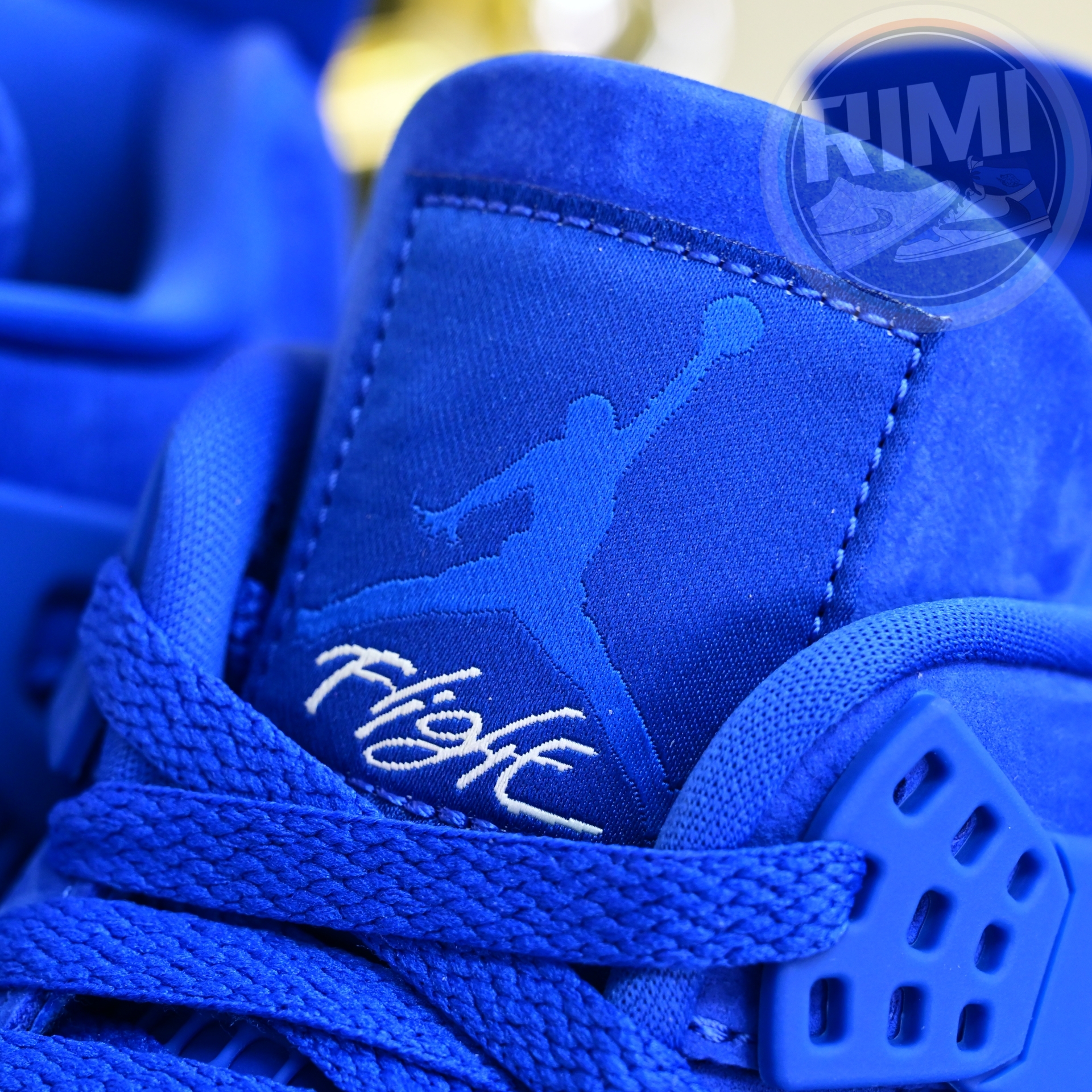 Nigel Sylvester X AIR JORDAN 4 RETRO OG ROYAL BLUE Brick by Brick HF4340-400