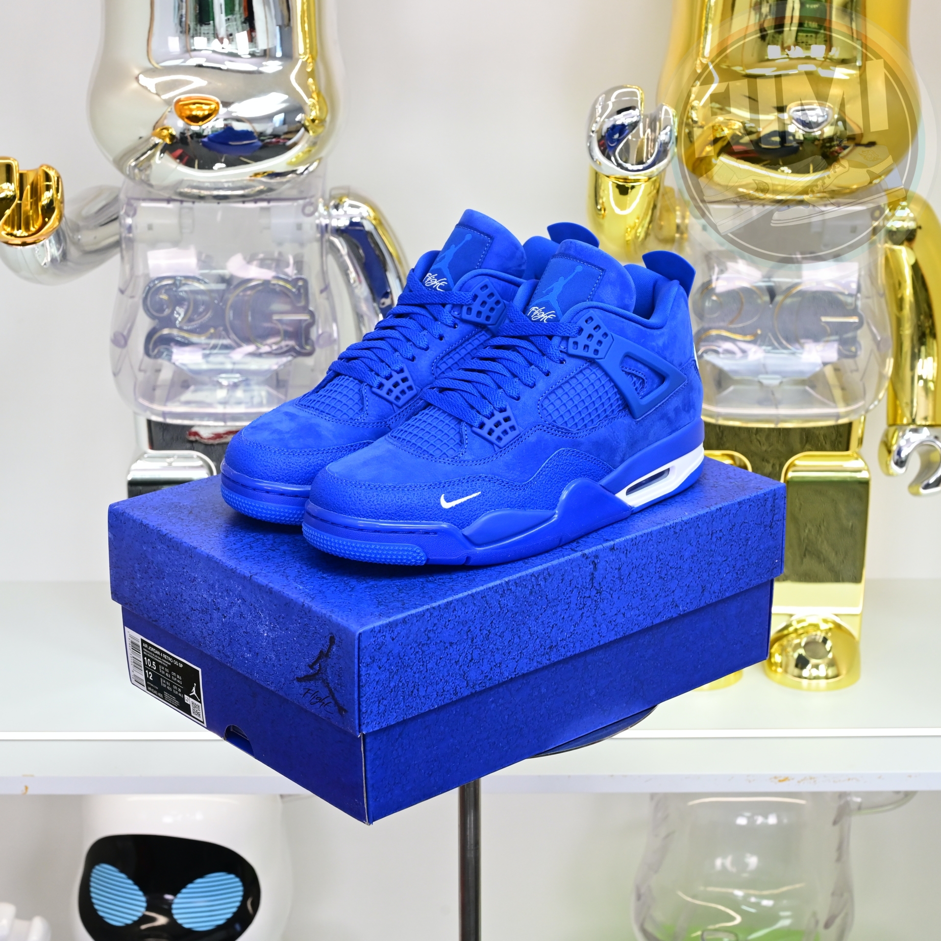 Nigel Sylvester X AIR JORDAN 4 RETRO OG ROYAL BLUE Brick by Brick HF4340-400