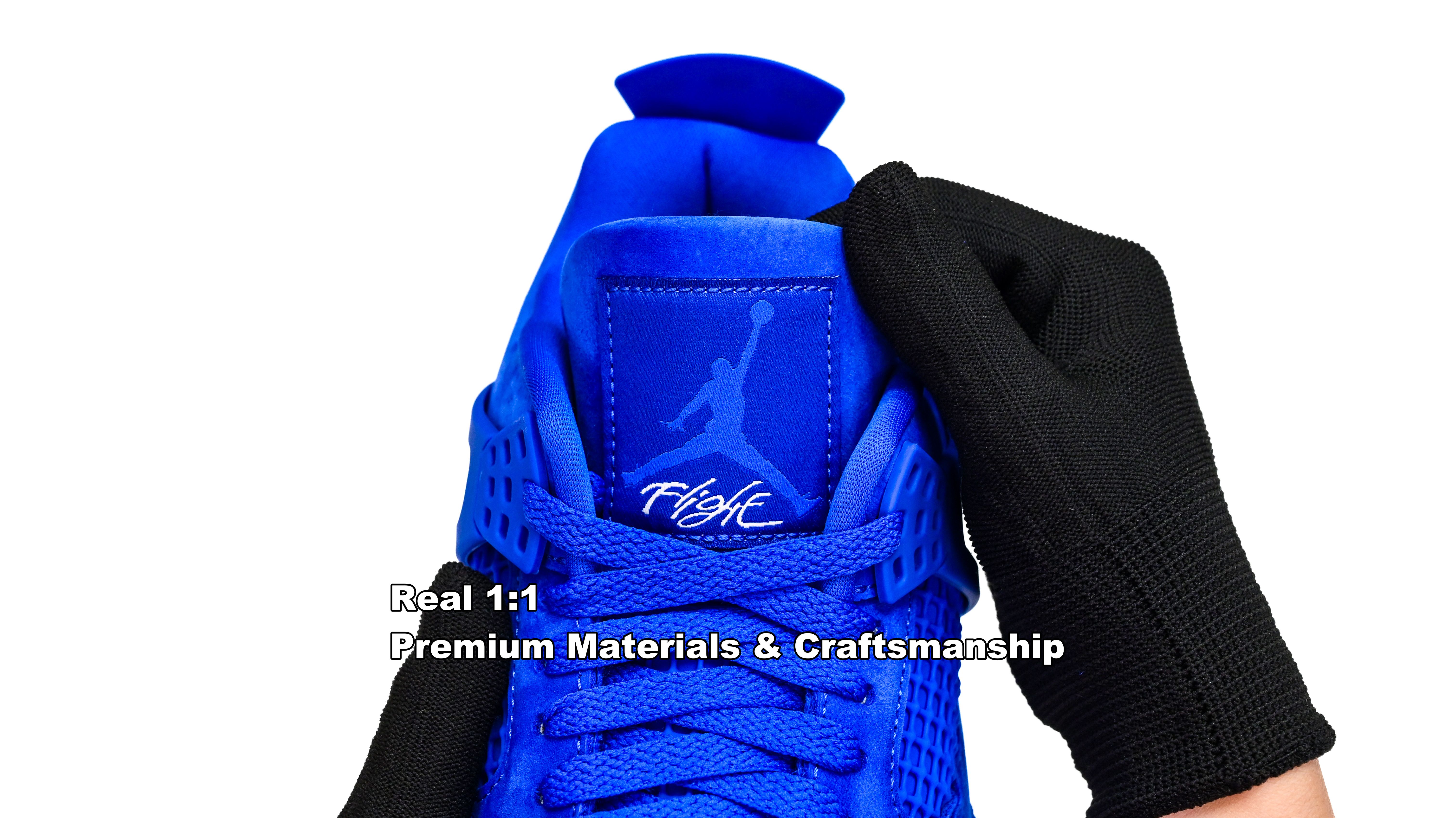 Nigel Sylvester X AIR JORDAN 4 RETRO OG ROYAL BLUE Brick by Brick HF4340-400