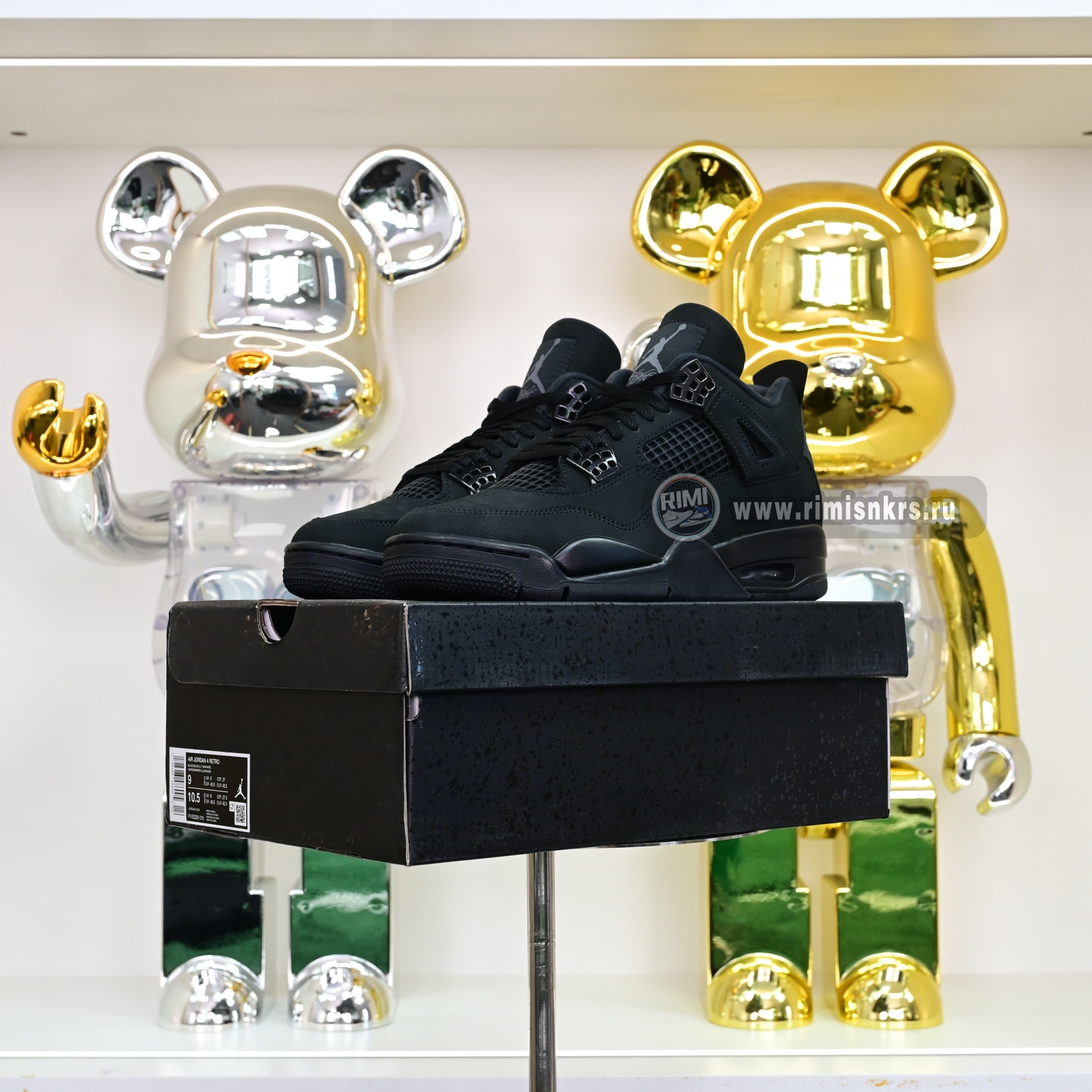 AIR JORDAN 4 RETRO 'BLACK CAT' 2025  FV5029-010