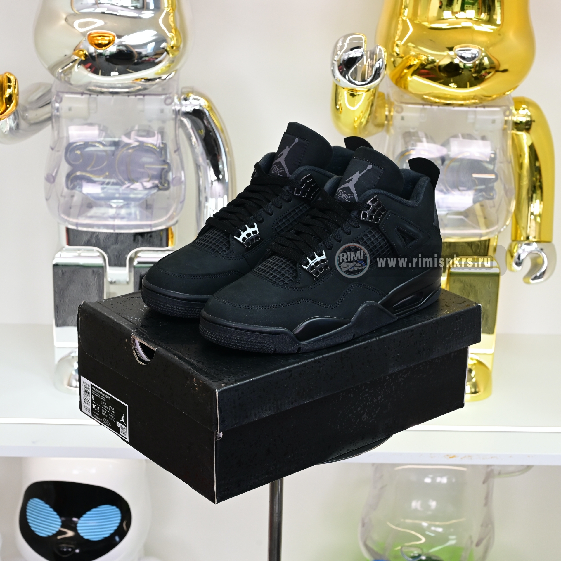 AIR JORDAN 4 RETRO 'BLACK CAT' 2025  FV5029-010