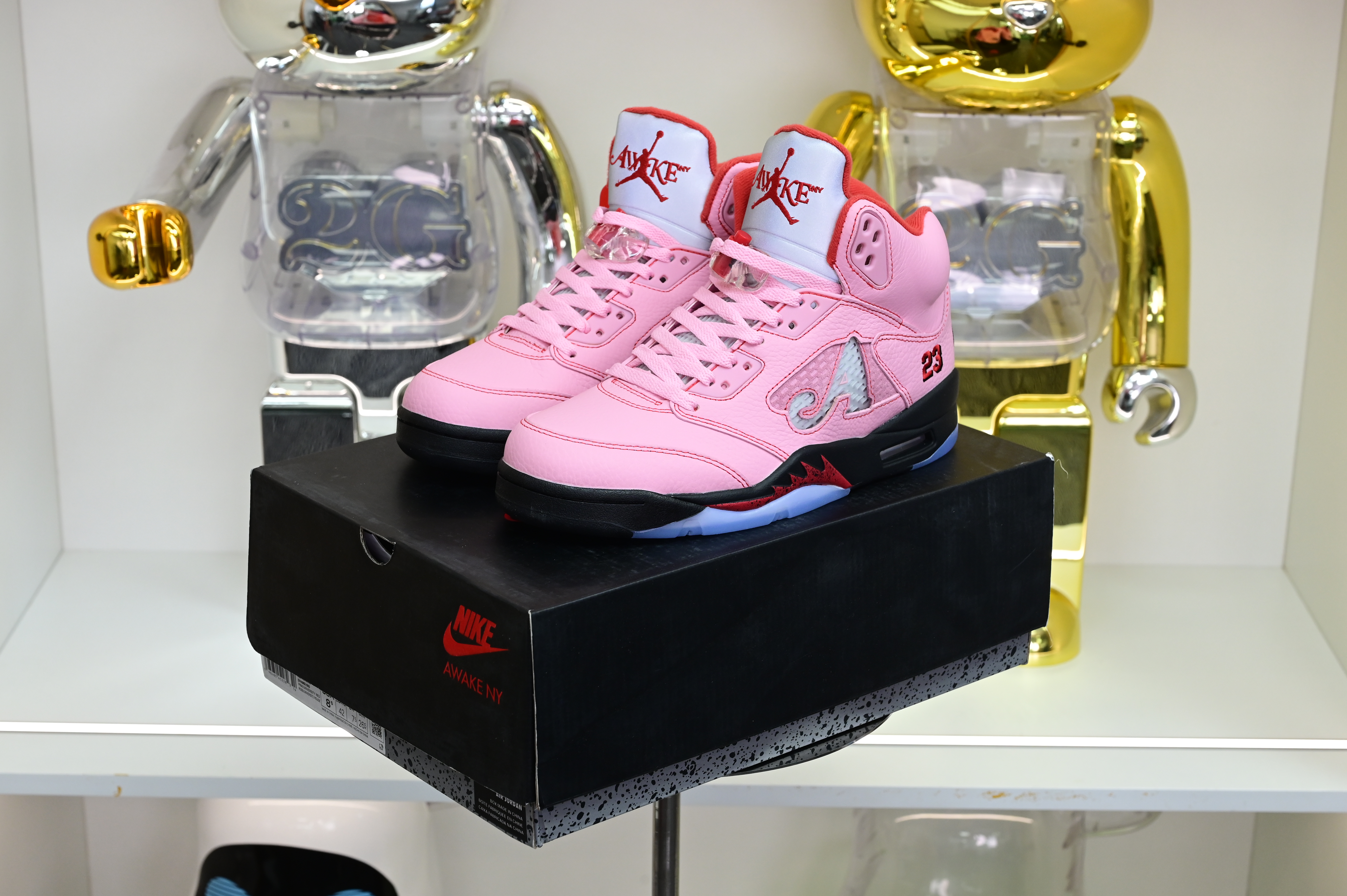 (Men size)Jordan 5 Retro Awake NY Arctic Pink DV4982-600