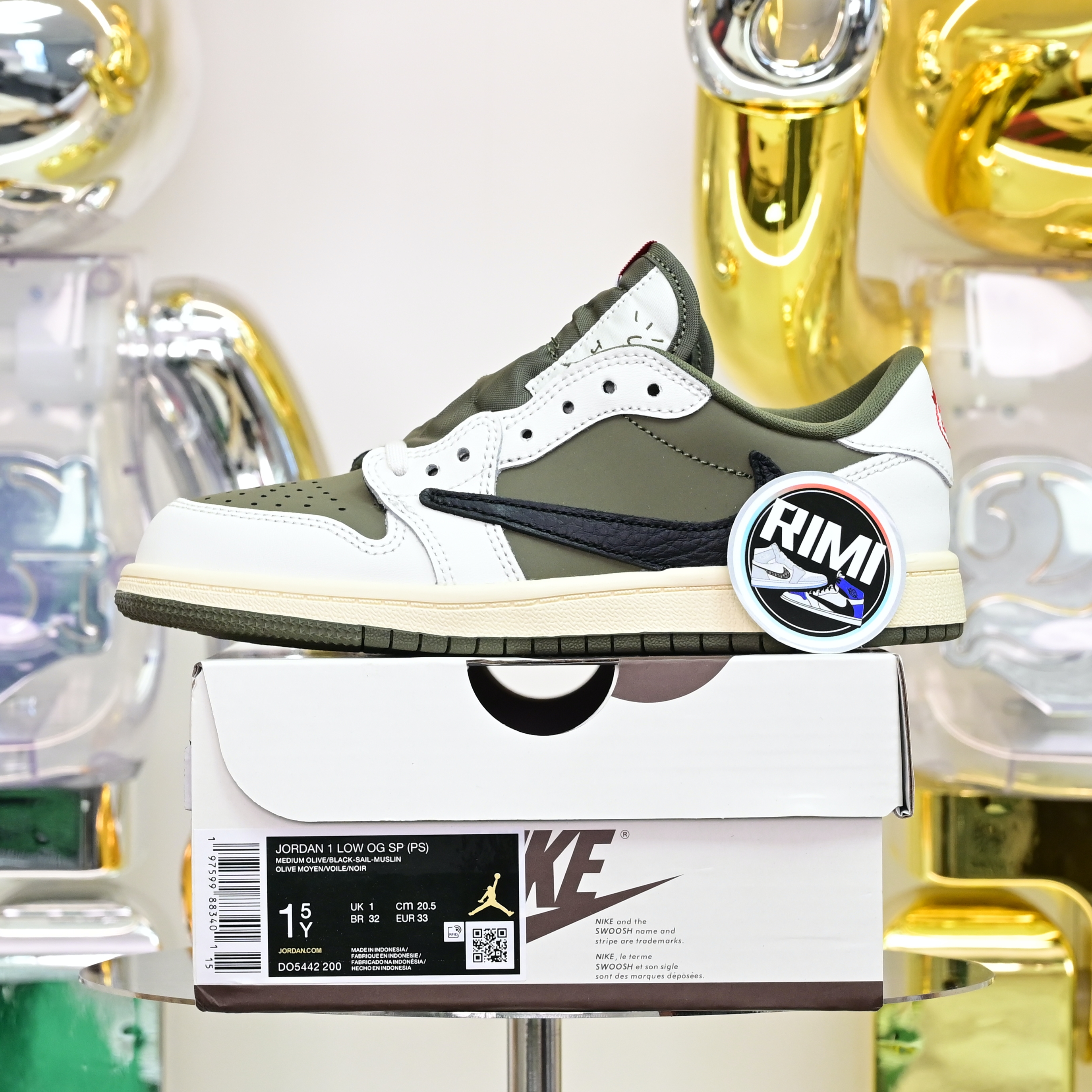 Kids Shoes Travis Scott x  Air Jordan 1 Low OG SP     DO5442-200